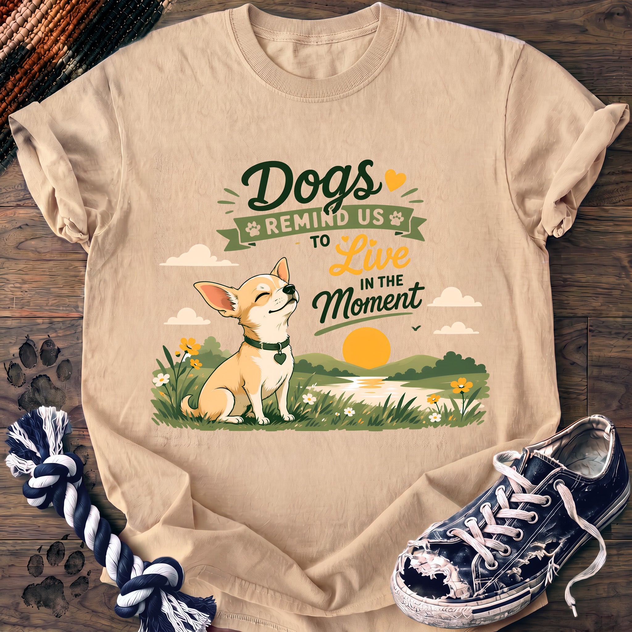 PAWSSION CLUB t-shirt in Ivory color - SKU PC-0326