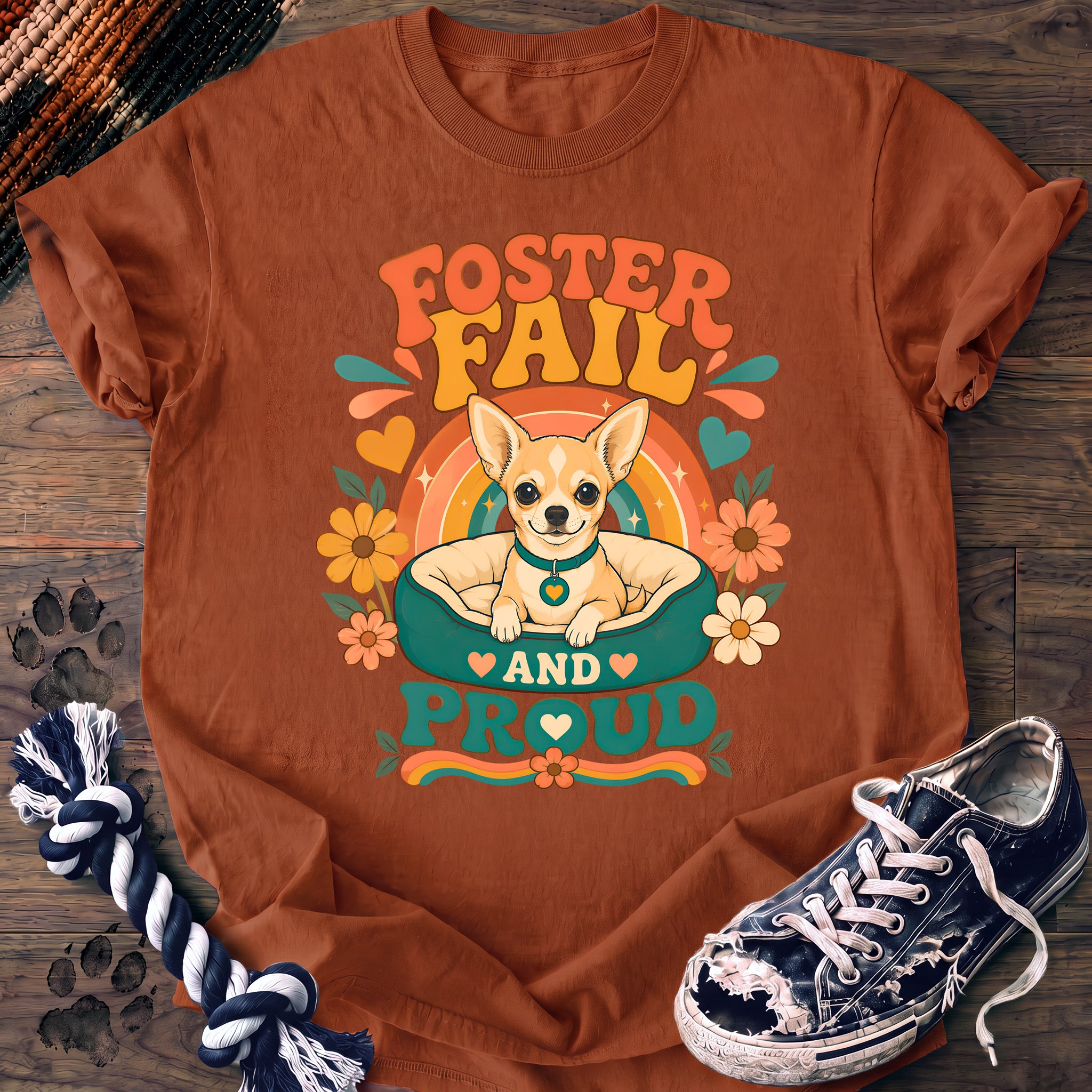 PAWSSION CLUB t-shirt in Yam color - SKU PC-0328