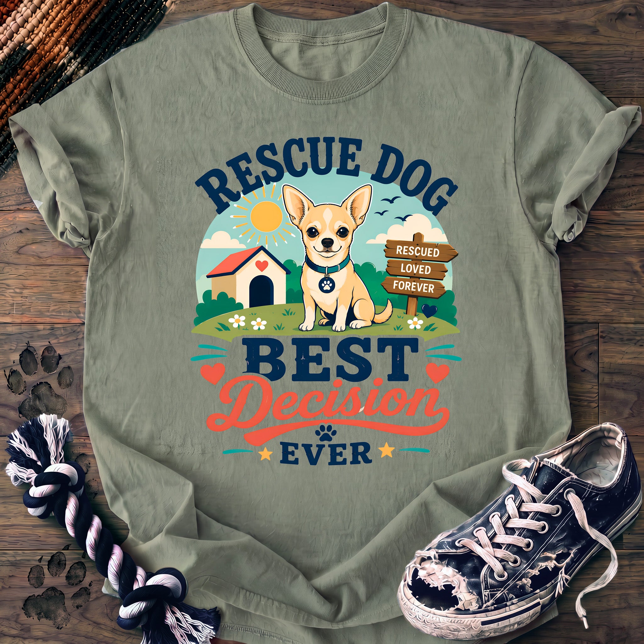 PAWSSION CLUB t-shirt in Bay color - SKU PC-0329