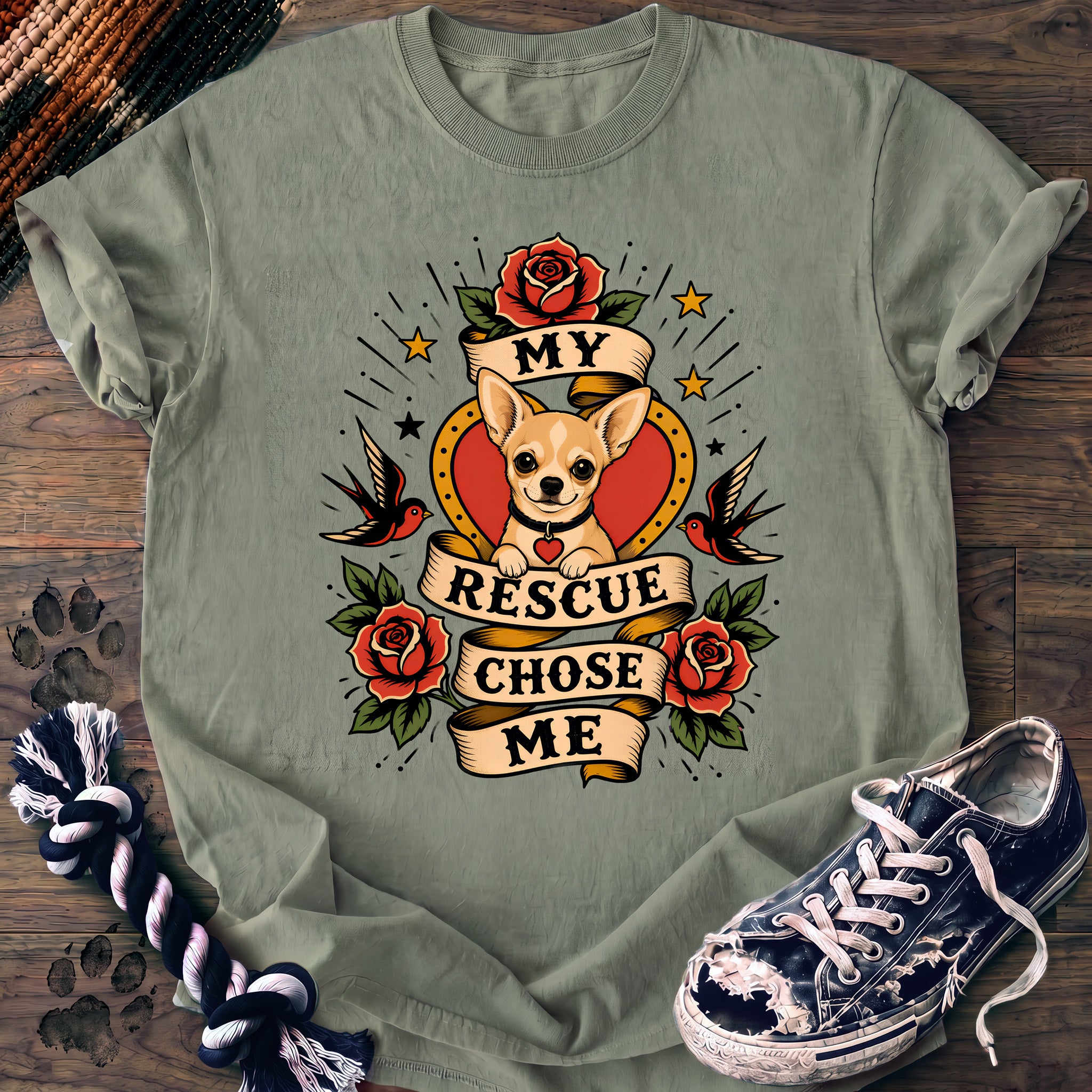PAWSSION CLUB t-shirt in Bay color - SKU PC-0330