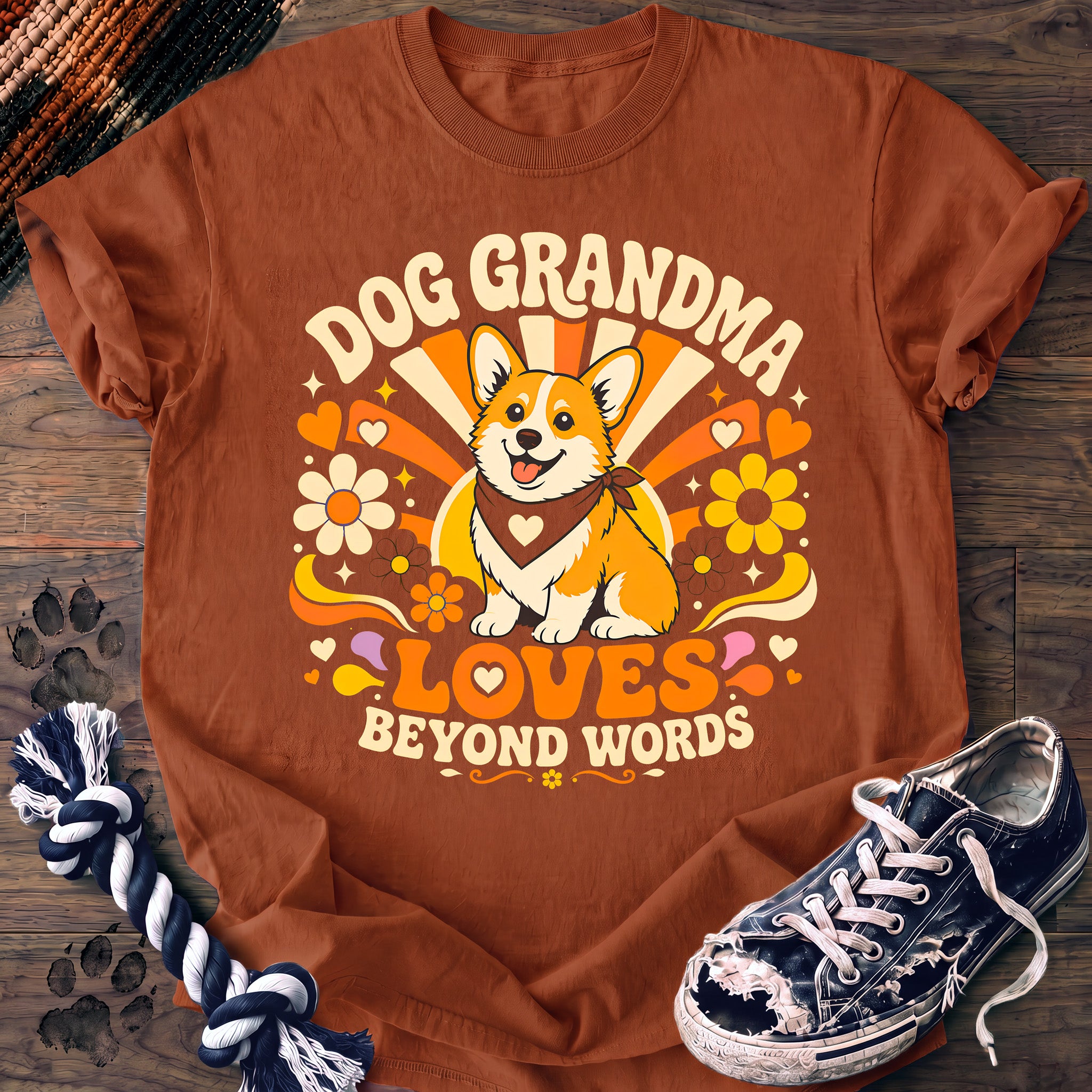 PAWSSION CLUB t-shirt in Yam color - SKU PC-0331