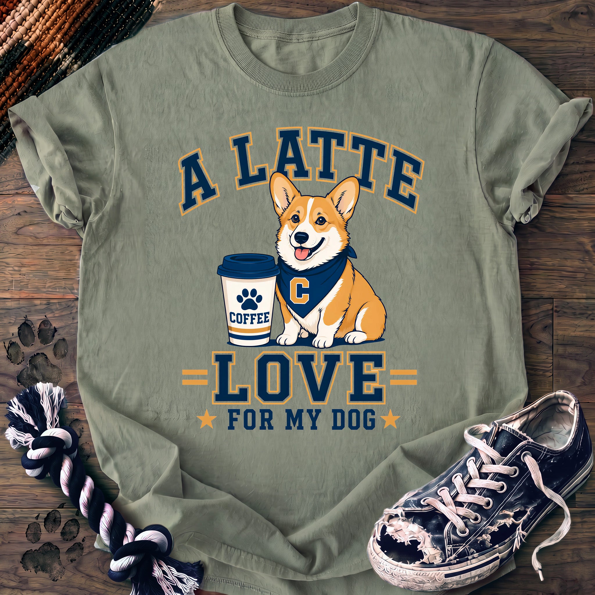 PAWSSION CLUB t-shirt in Bay color - SKU PC-0335