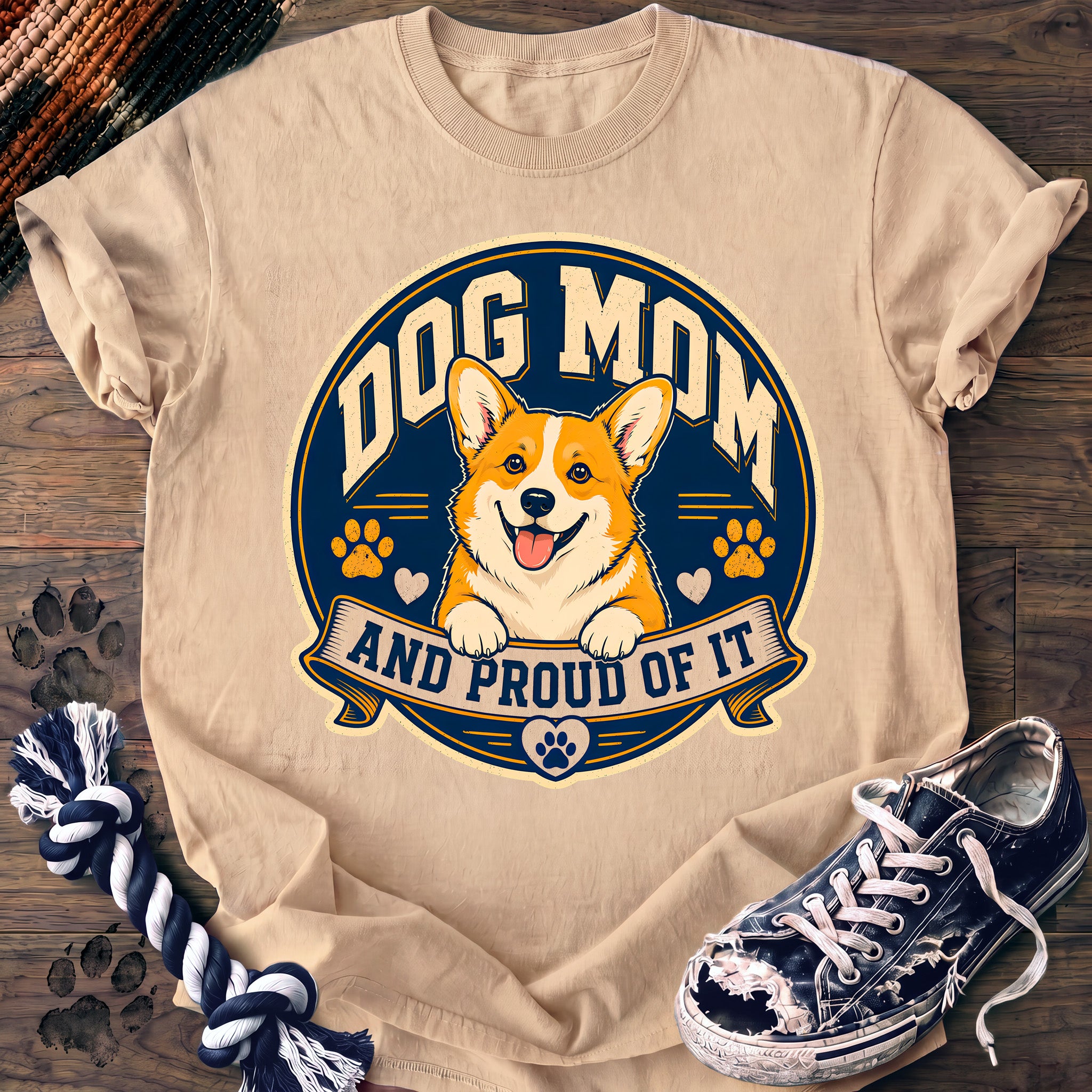 PAWSSION CLUB t-shirt in Ivory color - SKU PC-0337