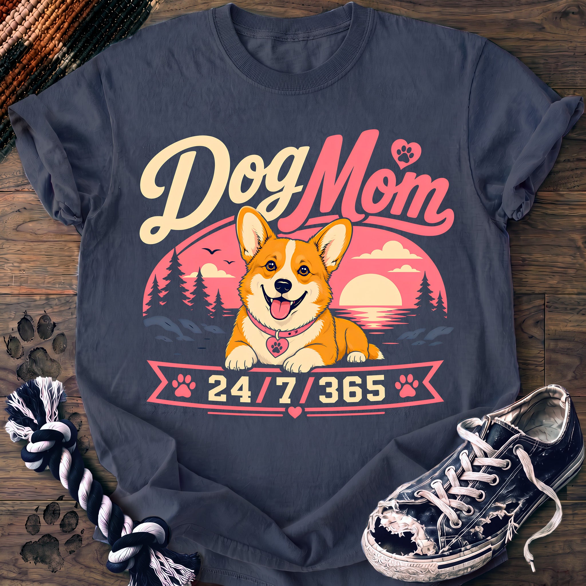 PAWSSION CLUB t-shirt in BlueJean color - SKU PC-0338