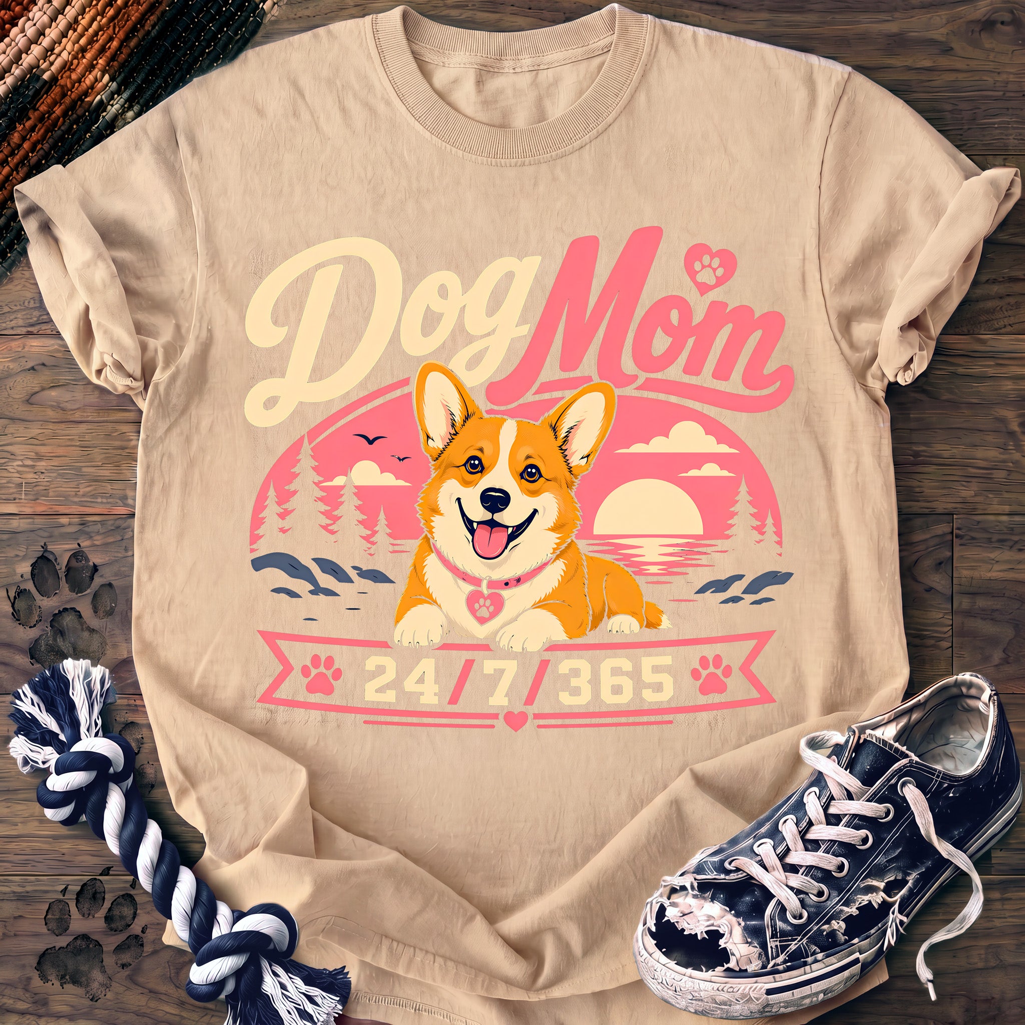 PAWSSION CLUB t-shirt in Ivory color - SKU PC-0338