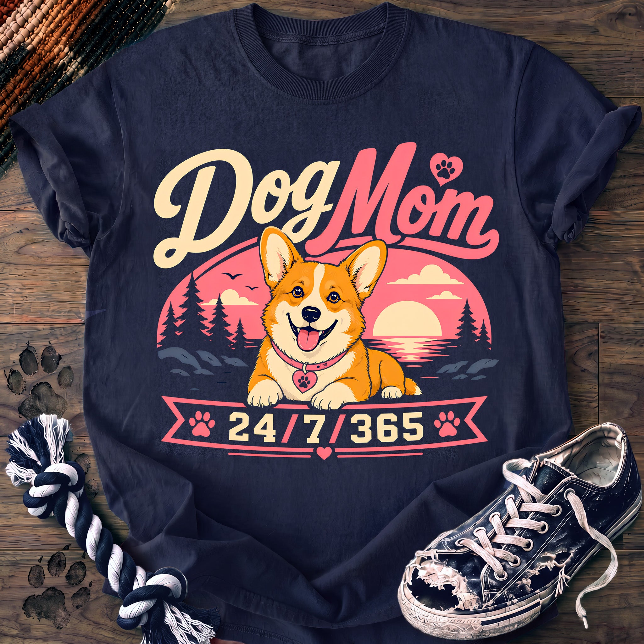 PAWSSION CLUB t-shirt in Navy color - SKU PC-0338