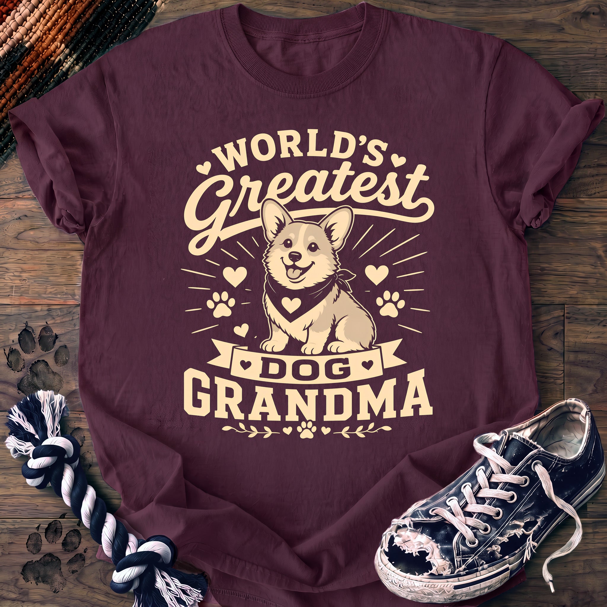 PAWSSION CLUB t-shirt in Berry color - SKU PC-0339