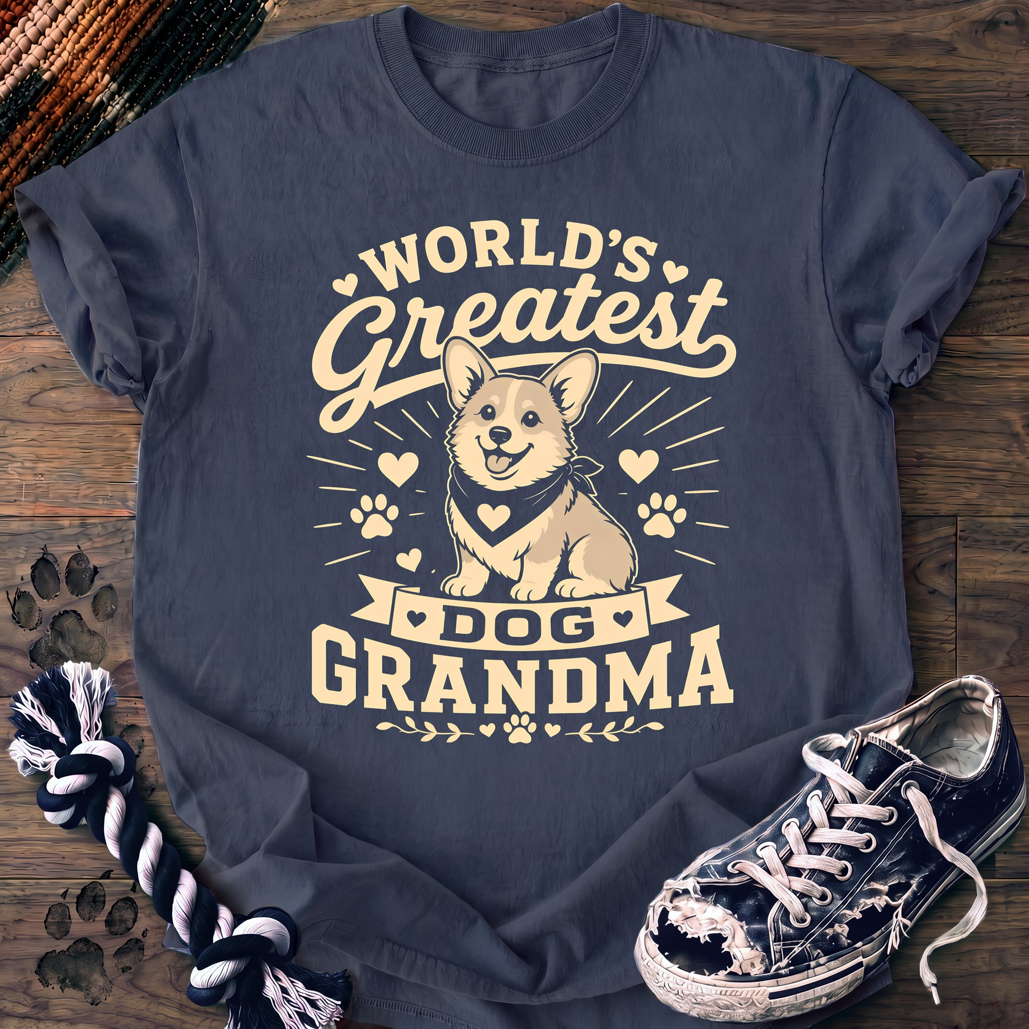 PAWSSION CLUB t-shirt in BlueJean color - SKU PC-0339
