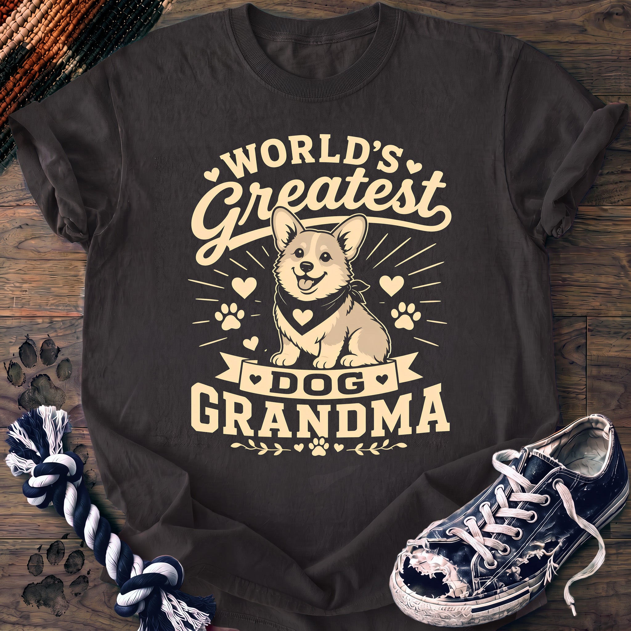 PAWSSION CLUB t-shirt in Graphite color - SKU PC-0339
