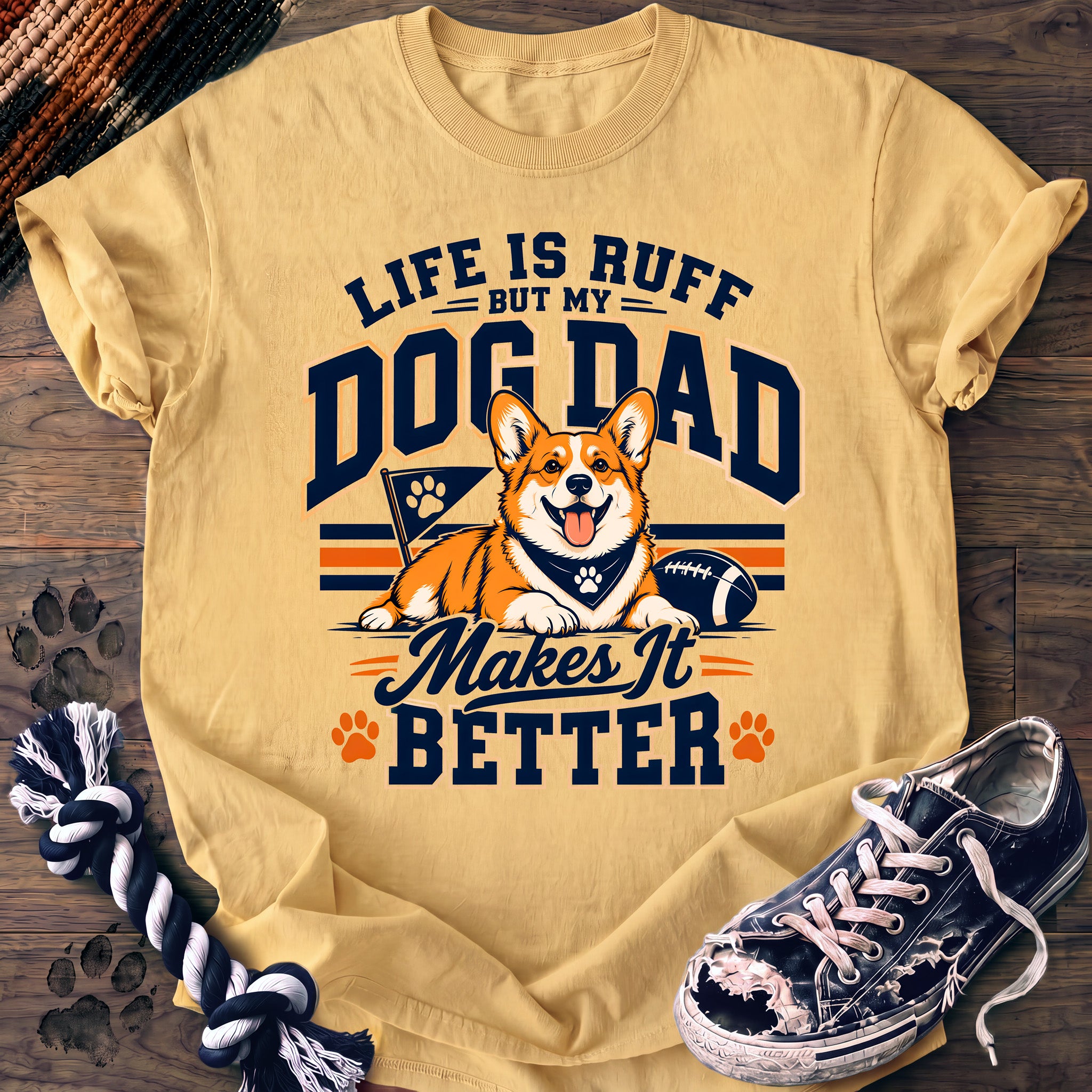 PAWSSION CLUB t-shirt in Butter color - SKU PC-0340