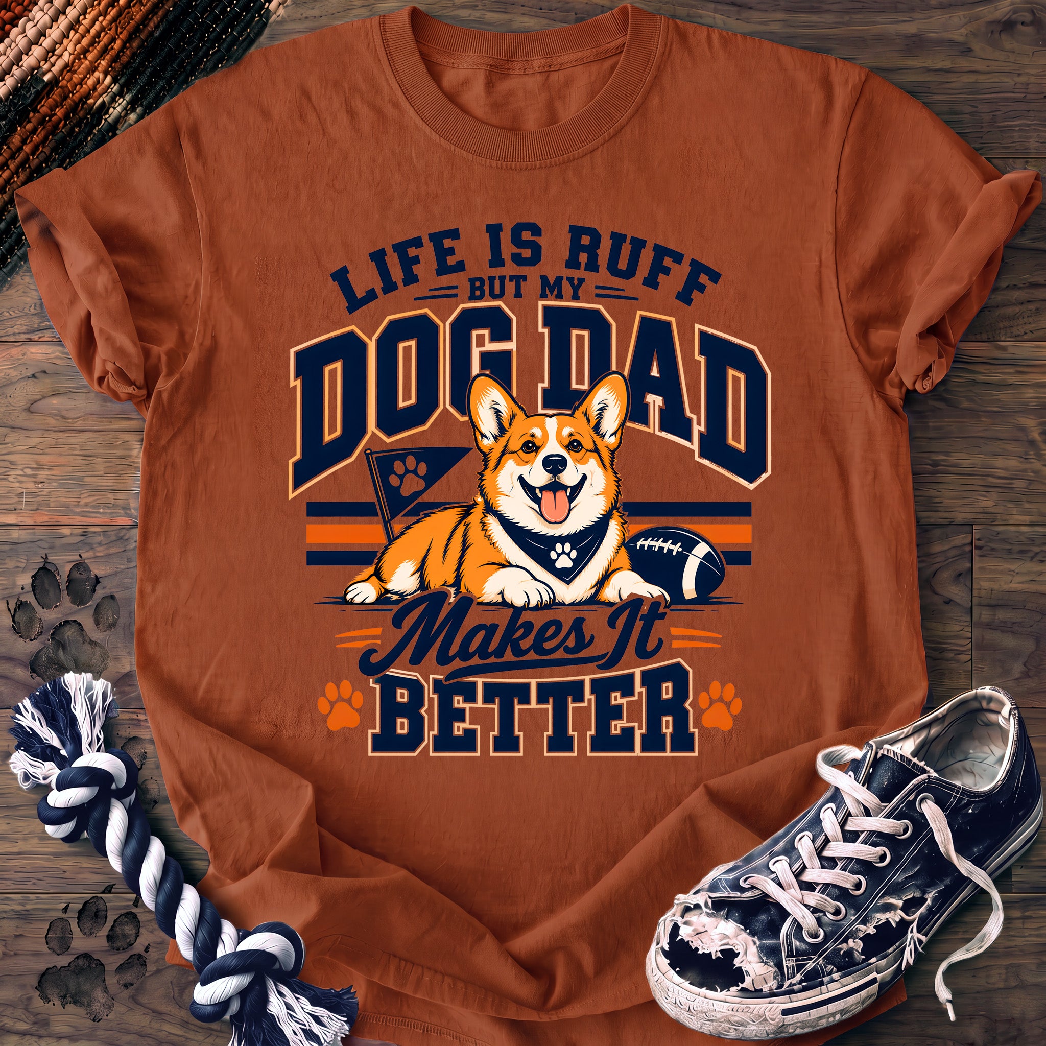 PAWSSION CLUB t-shirt in Yam color - SKU PC-0340