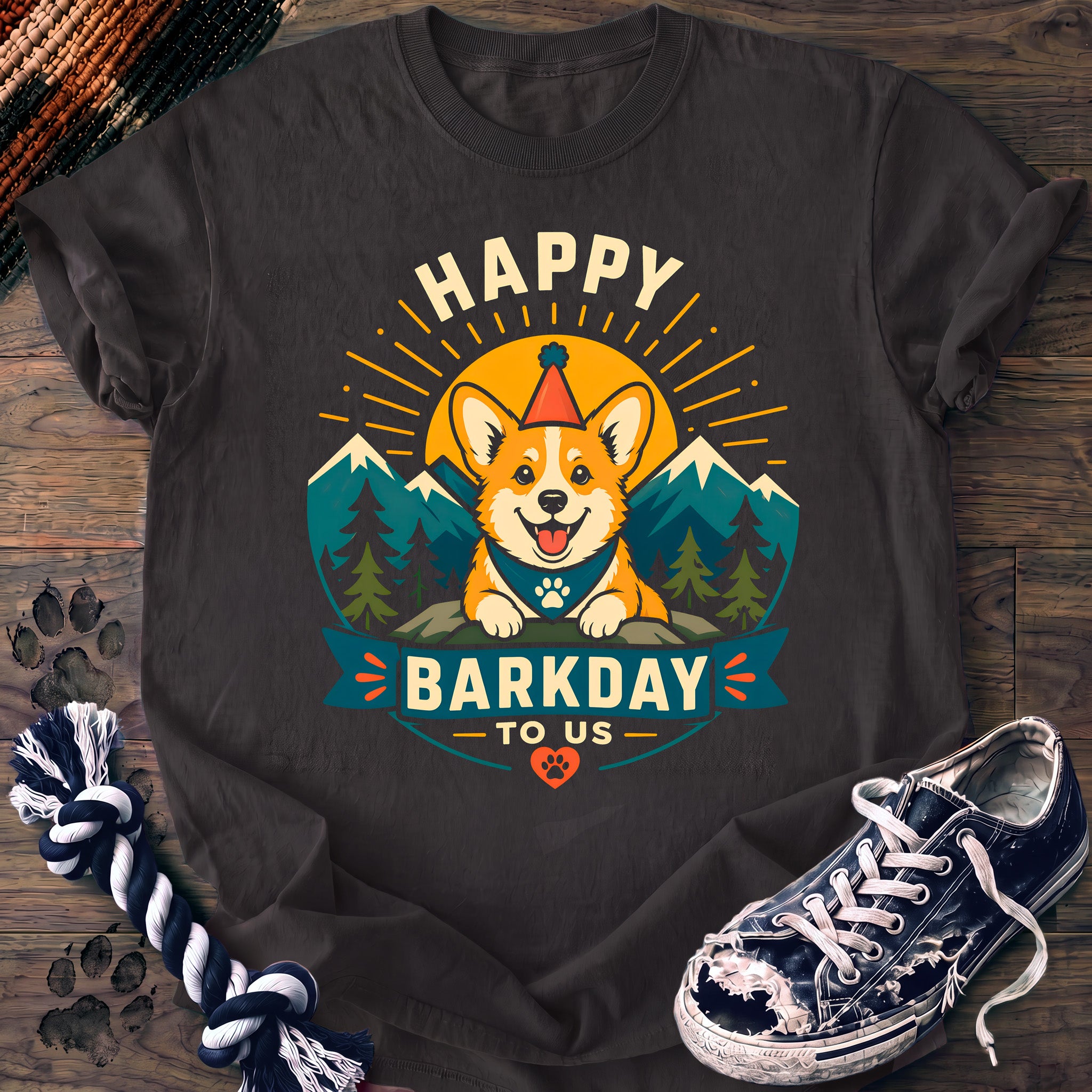PAWSSION CLUB t-shirt in Graphite color - SKU PC-0341