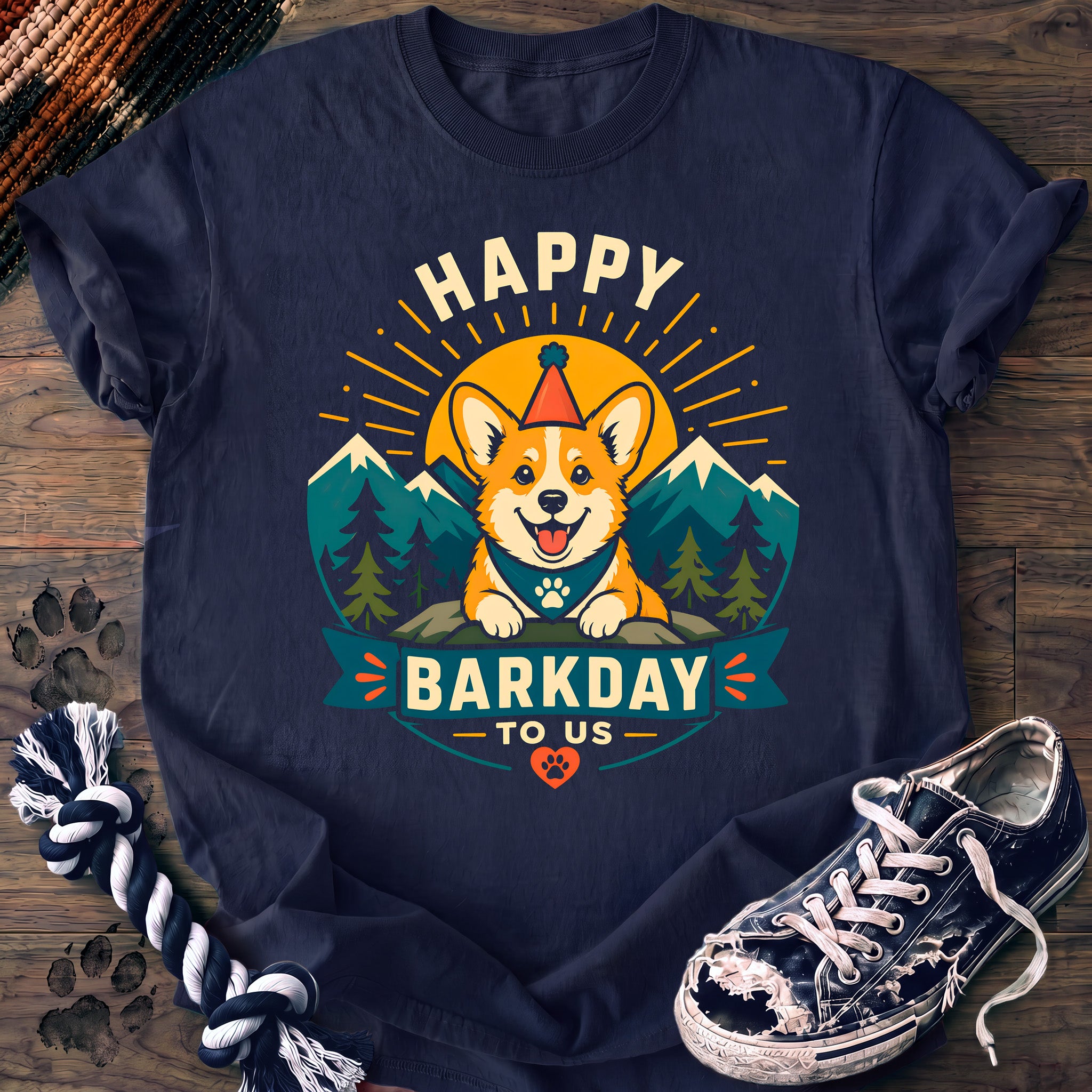 PAWSSION CLUB t-shirt in Navy color - SKU PC-0341