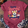 PAWSSION CLUB t-shirt in Crunchberry color - SKU PC-0343