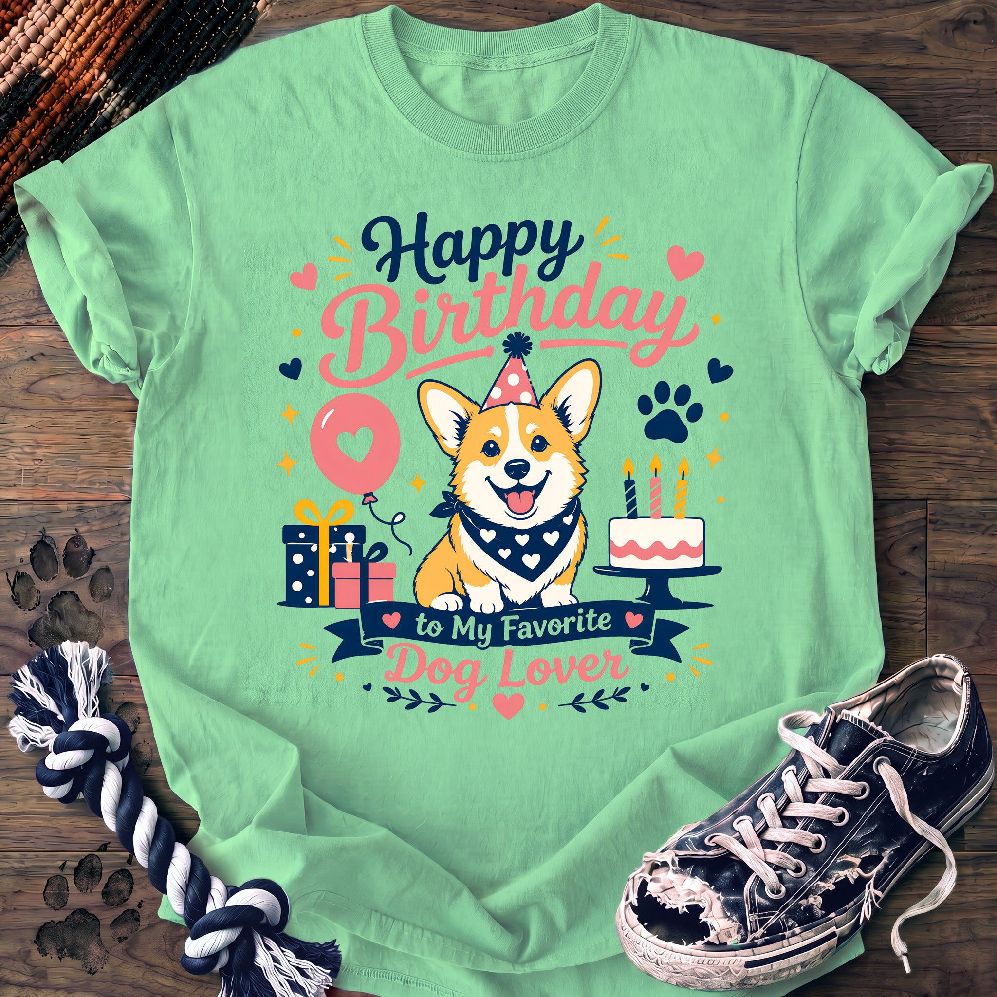 PAWSSION CLUB t-shirt in IslandReef color - SKU PC-0343
