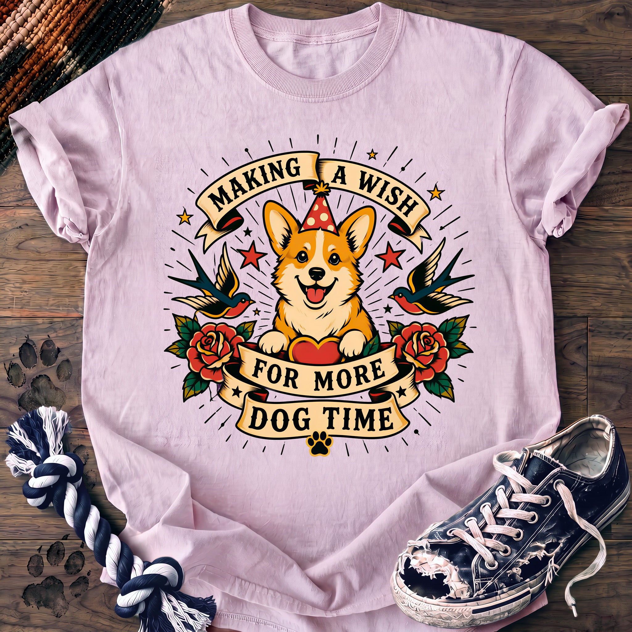 PAWSSION CLUB t-shirt in Blossom color - SKU PC-0344