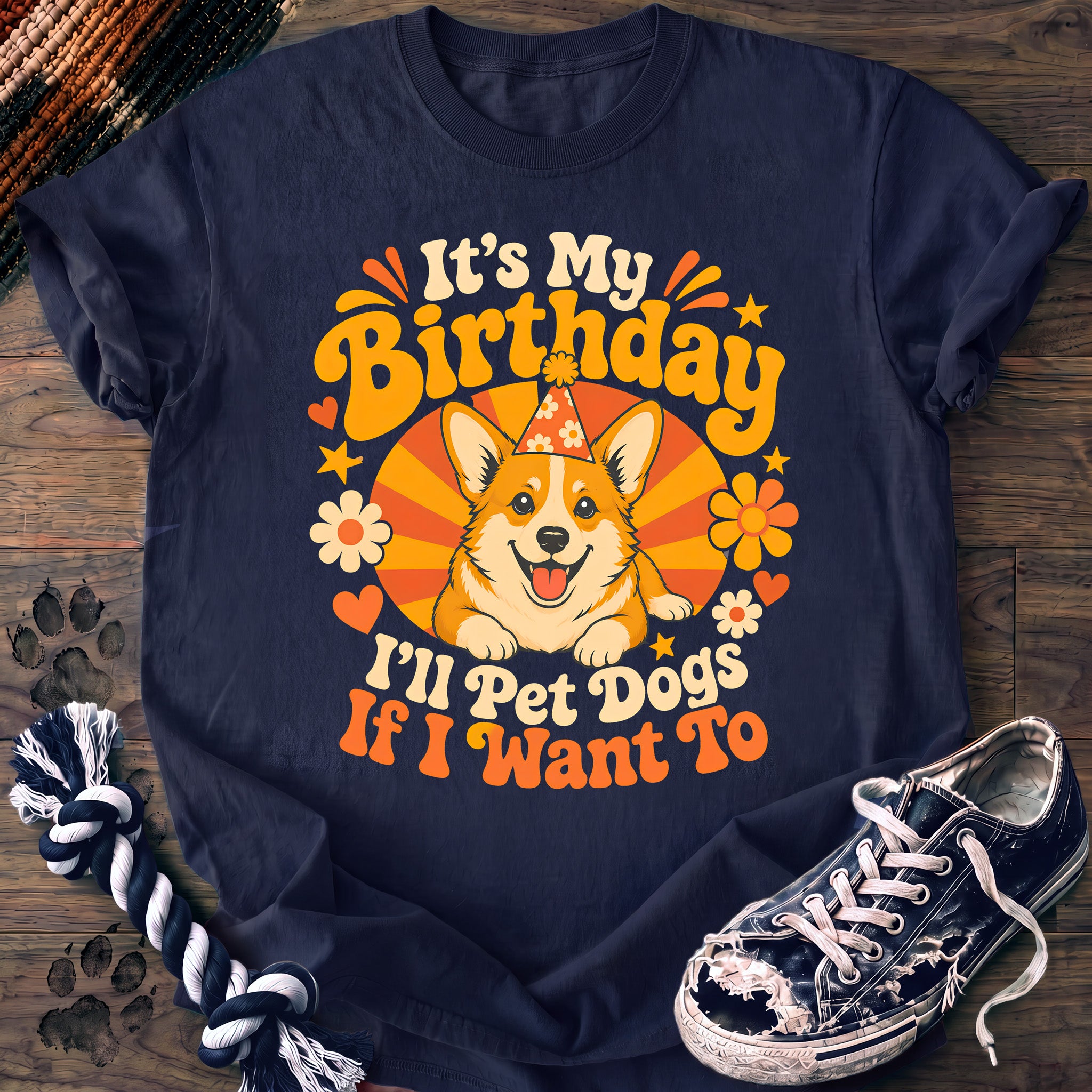 PAWSSION CLUB t-shirt in Navy color - SKU PC-0345