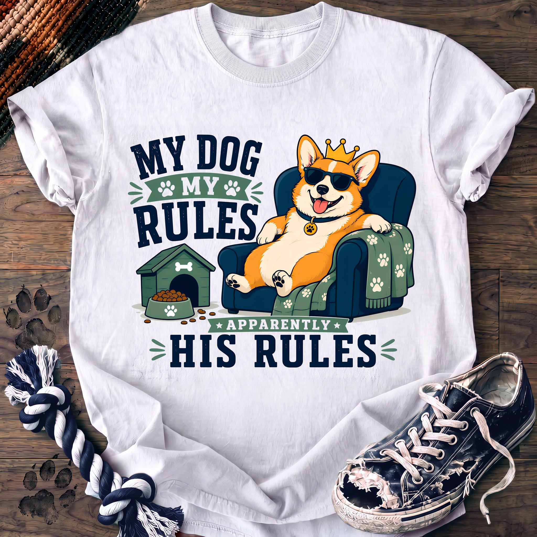 PAWSSION CLUB t-shirt in White color - SKU PC-0346