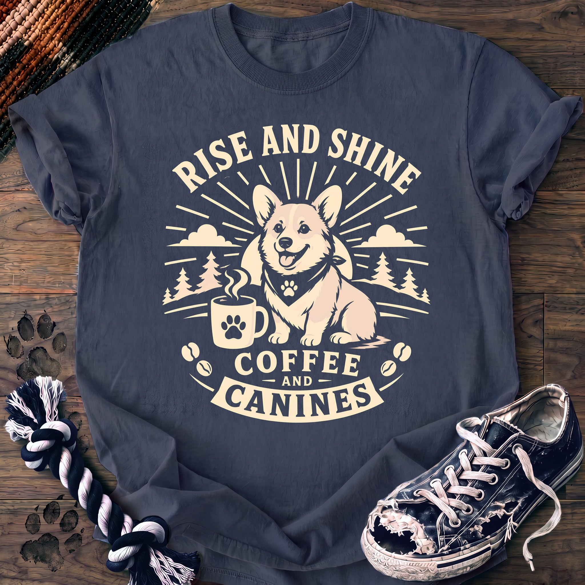 PAWSSION CLUB t-shirt in BlueJean color - SKU PC-0348