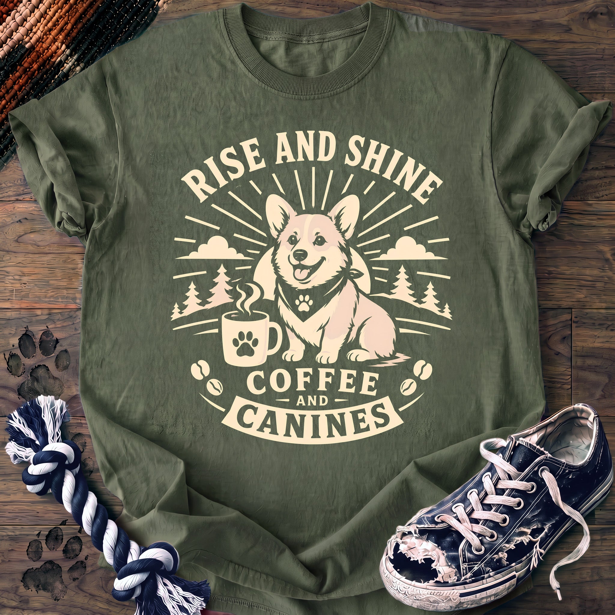 PAWSSION CLUB t-shirt in LightGreen color - SKU PC-0348