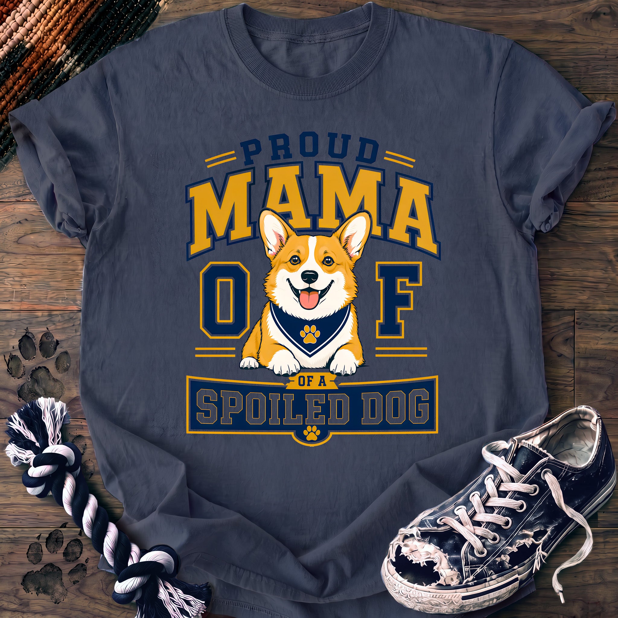 PAWSSION CLUB t-shirt in BlueJean color - SKU PC-0349