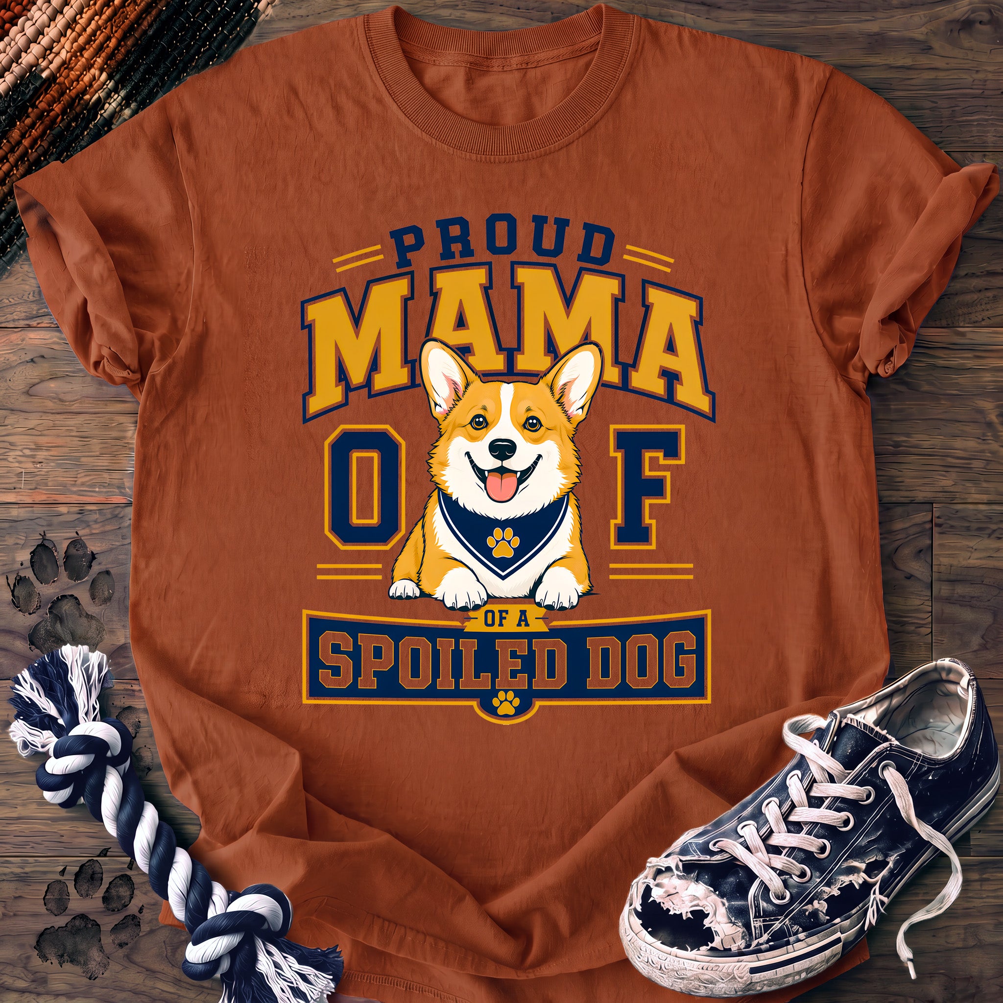 PAWSSION CLUB t-shirt in Yam color - SKU PC-0349