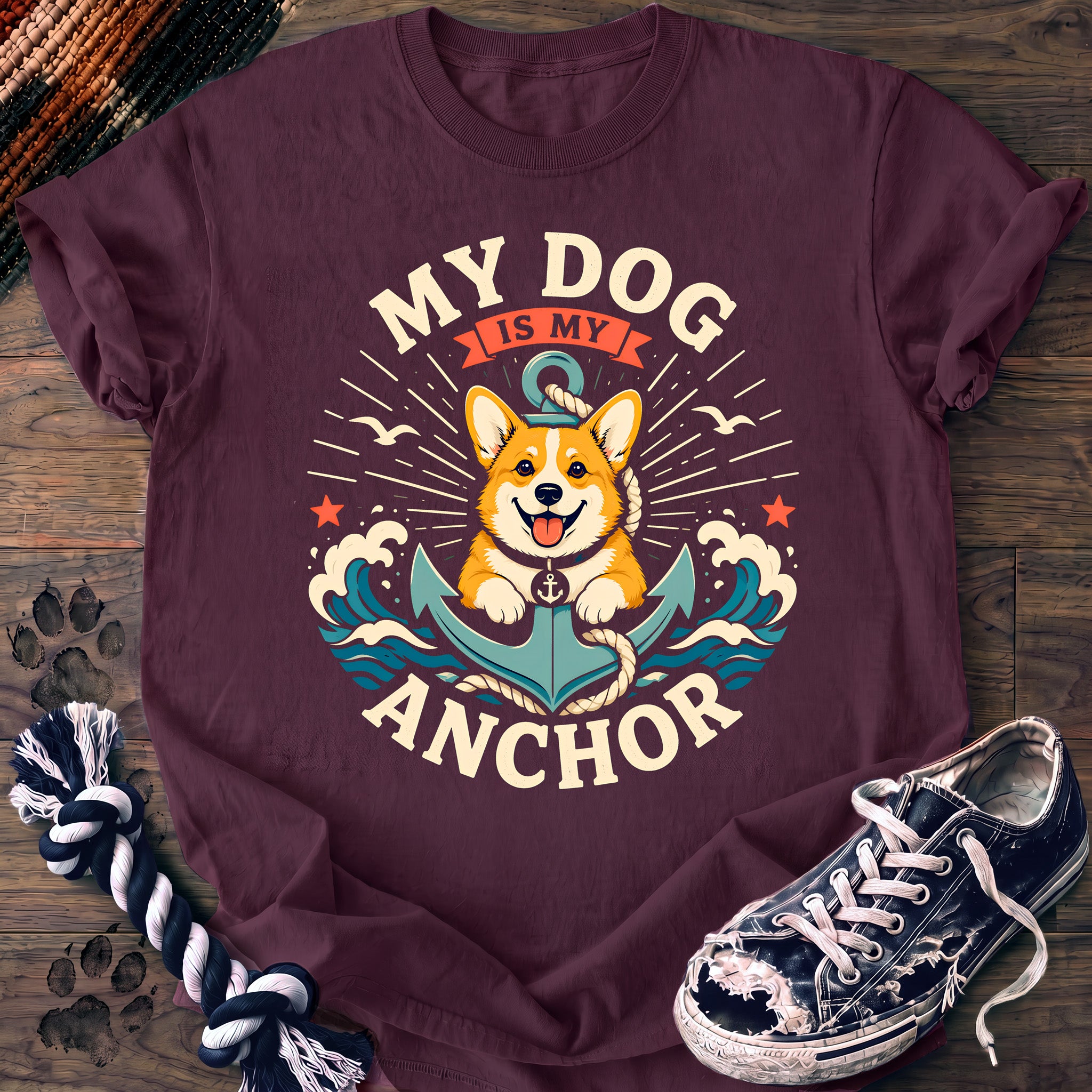 PAWSSION CLUB t-shirt in Berry color - SKU PC-0353