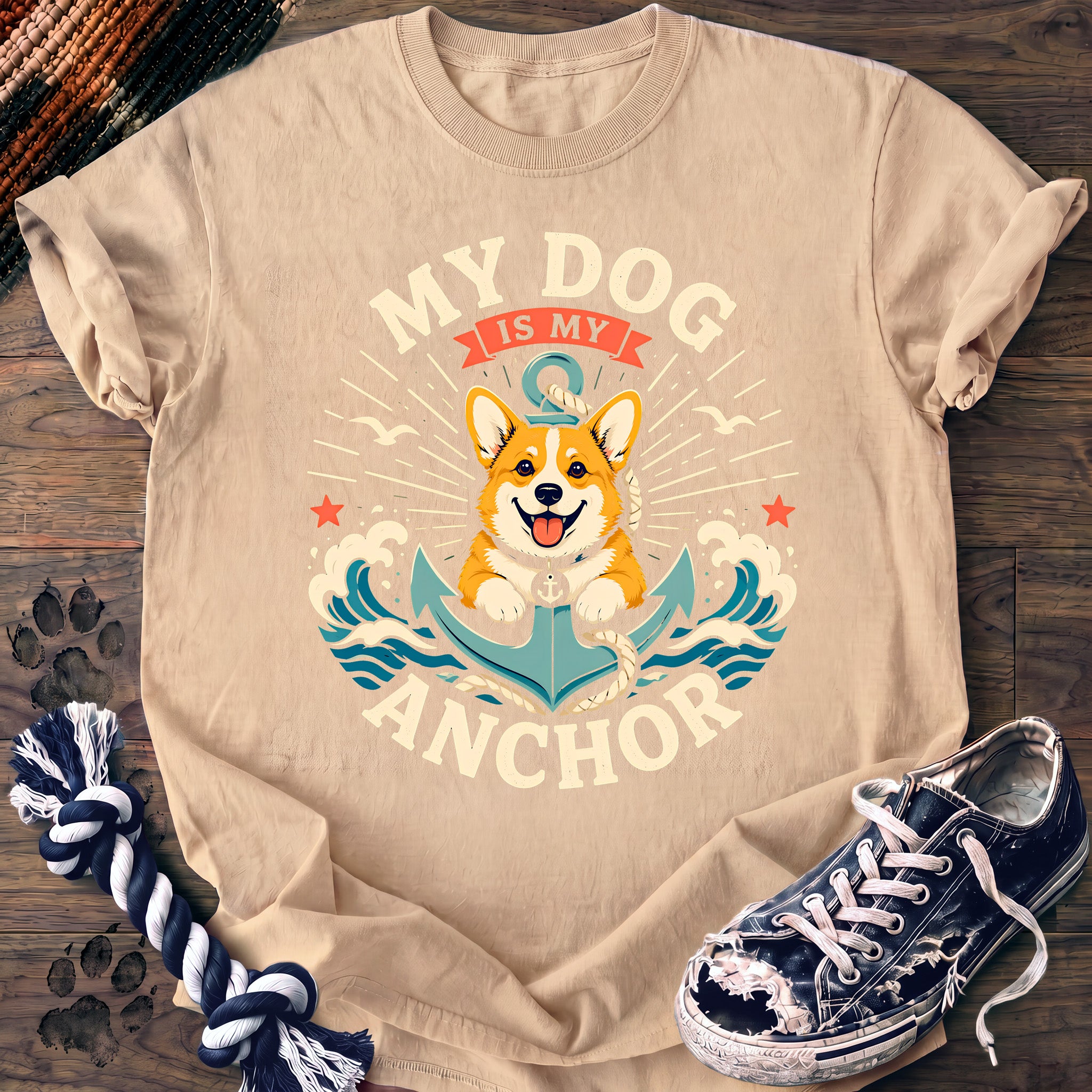 PAWSSION CLUB t-shirt in Ivory color - SKU PC-0353