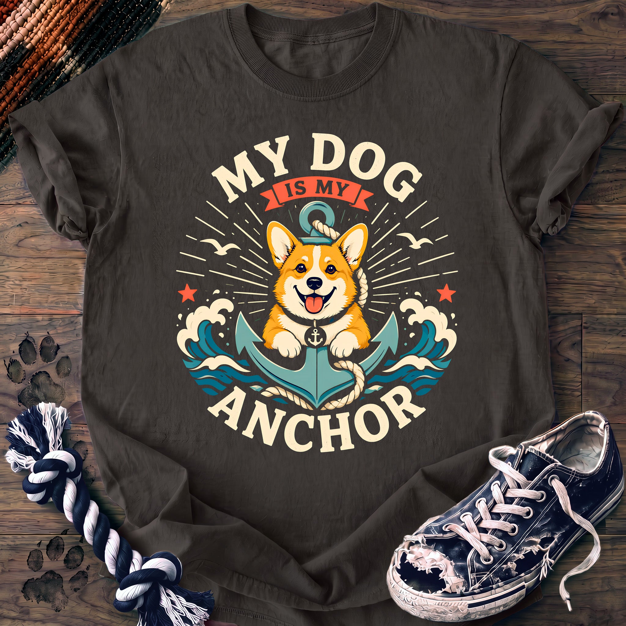 PAWSSION CLUB t-shirt in Pepper color - SKU PC-0353