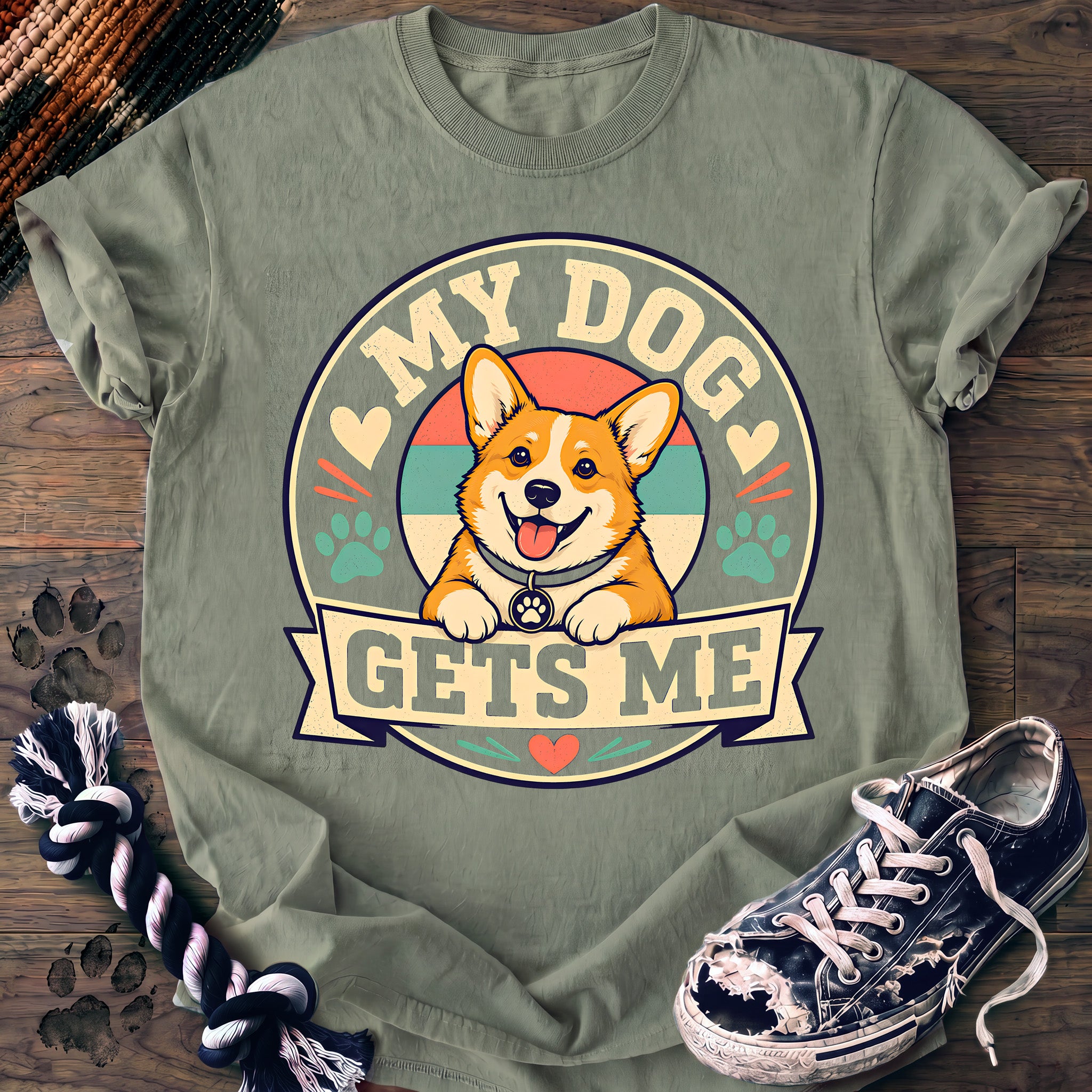 PAWSSION CLUB t-shirt in Bay color - SKU PC-0354