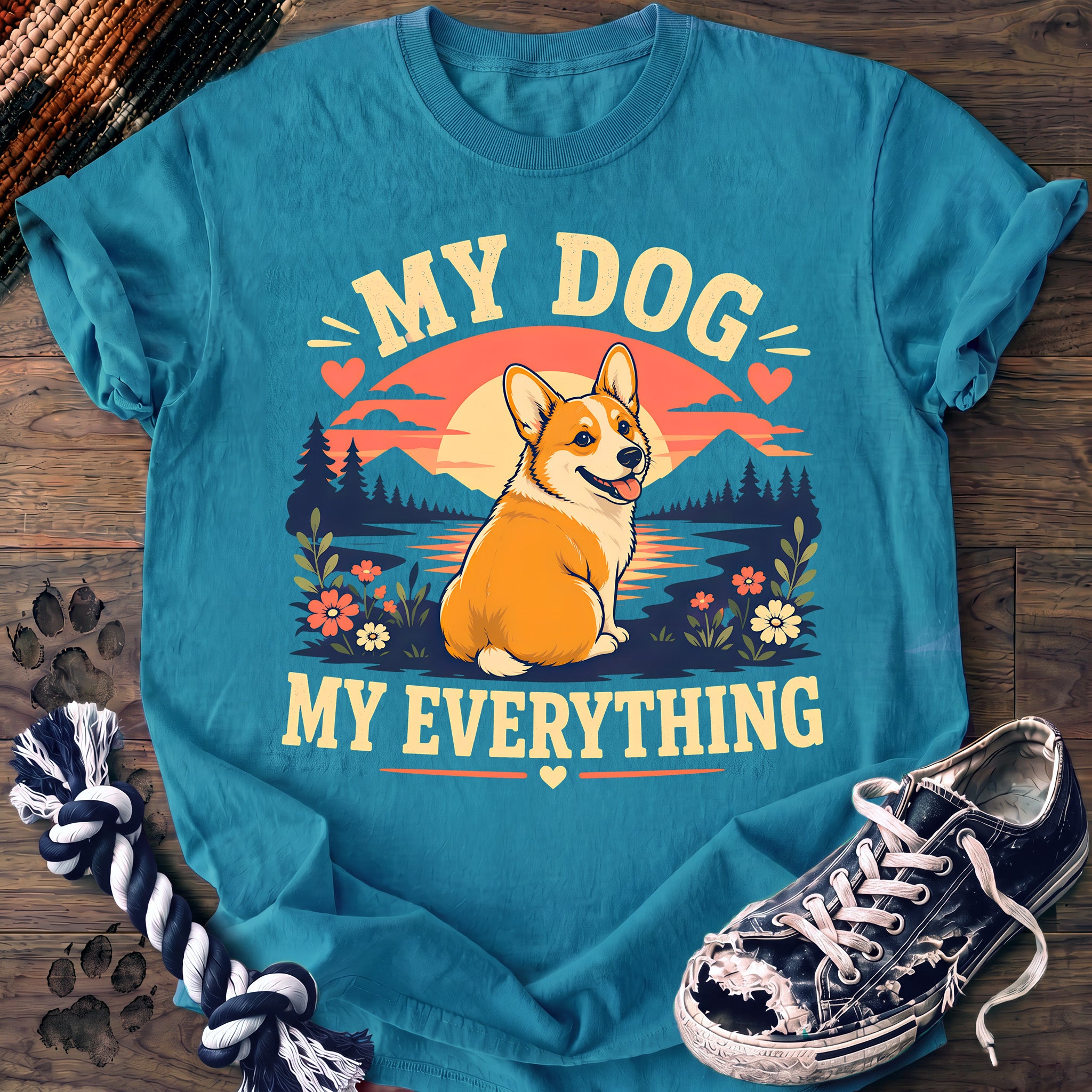 PAWSSION CLUB t-shirt in Sapphire color - SKU PC-0355