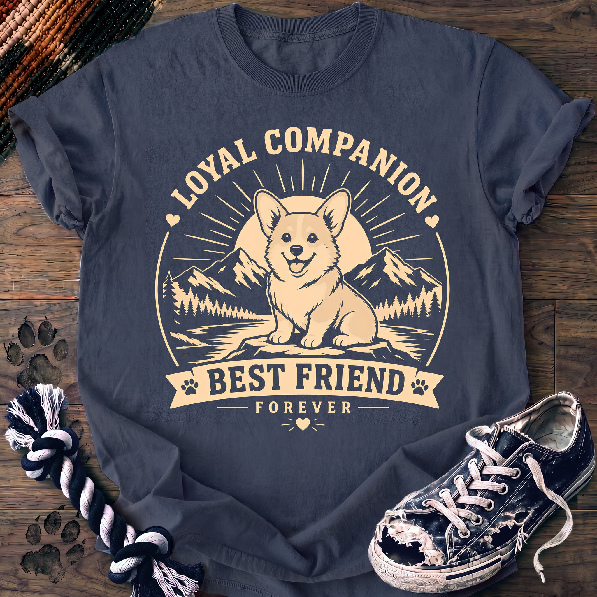 PAWSSION CLUB t-shirt in BlueJean color - SKU PC-0358