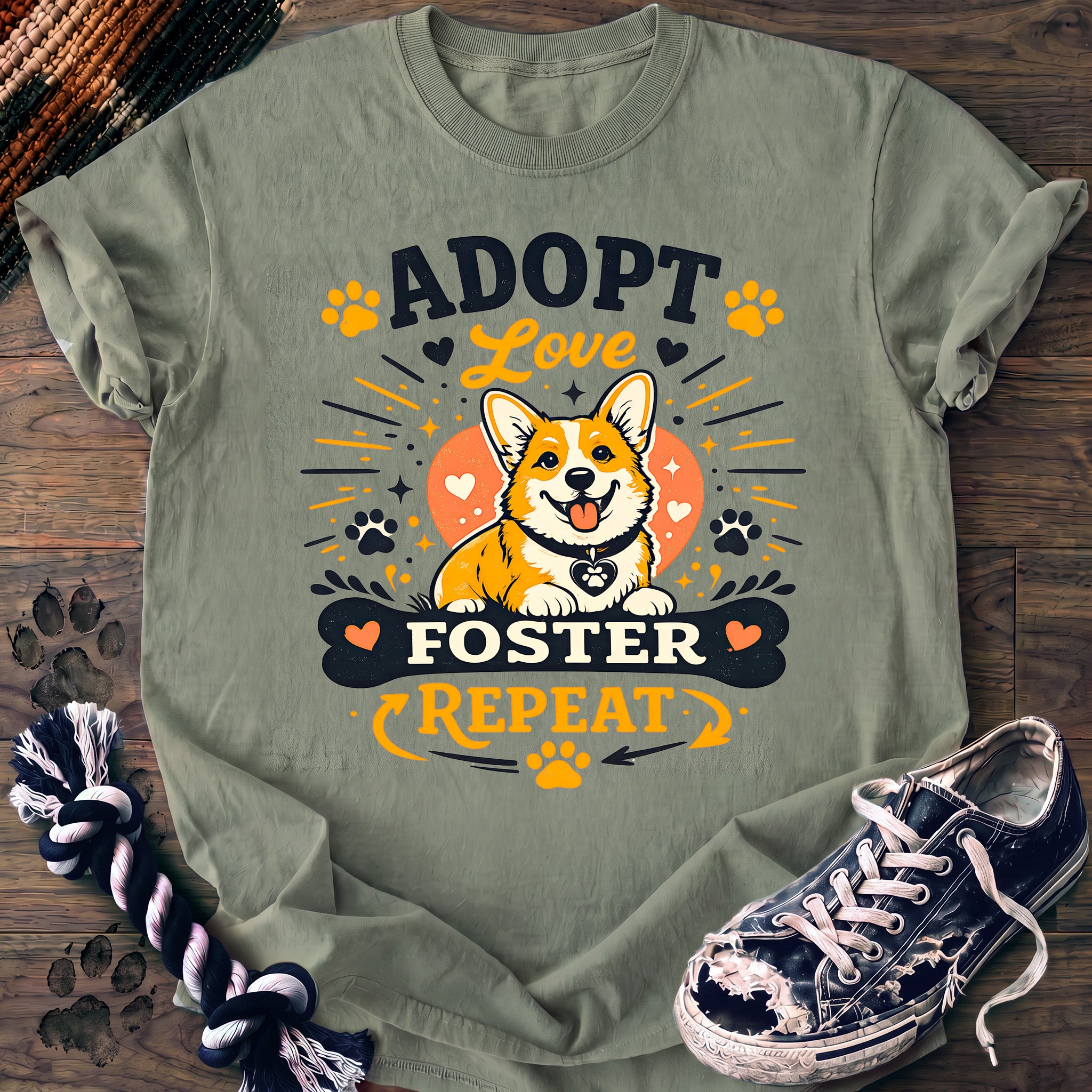 PAWSSION CLUB t-shirt in Bay color - SKU PC-0360