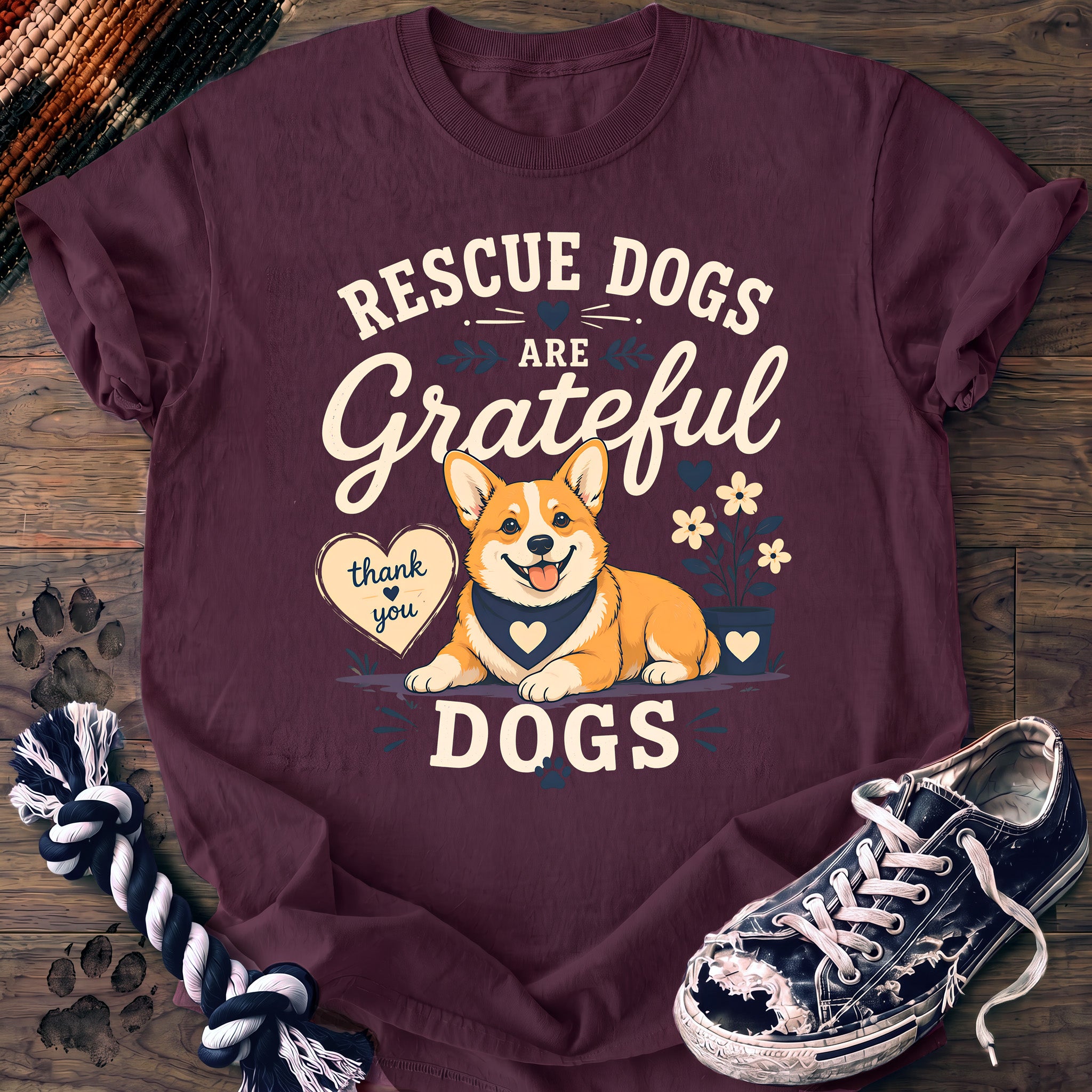 PAWSSION CLUB t-shirt in Berry color - SKU PC-0361