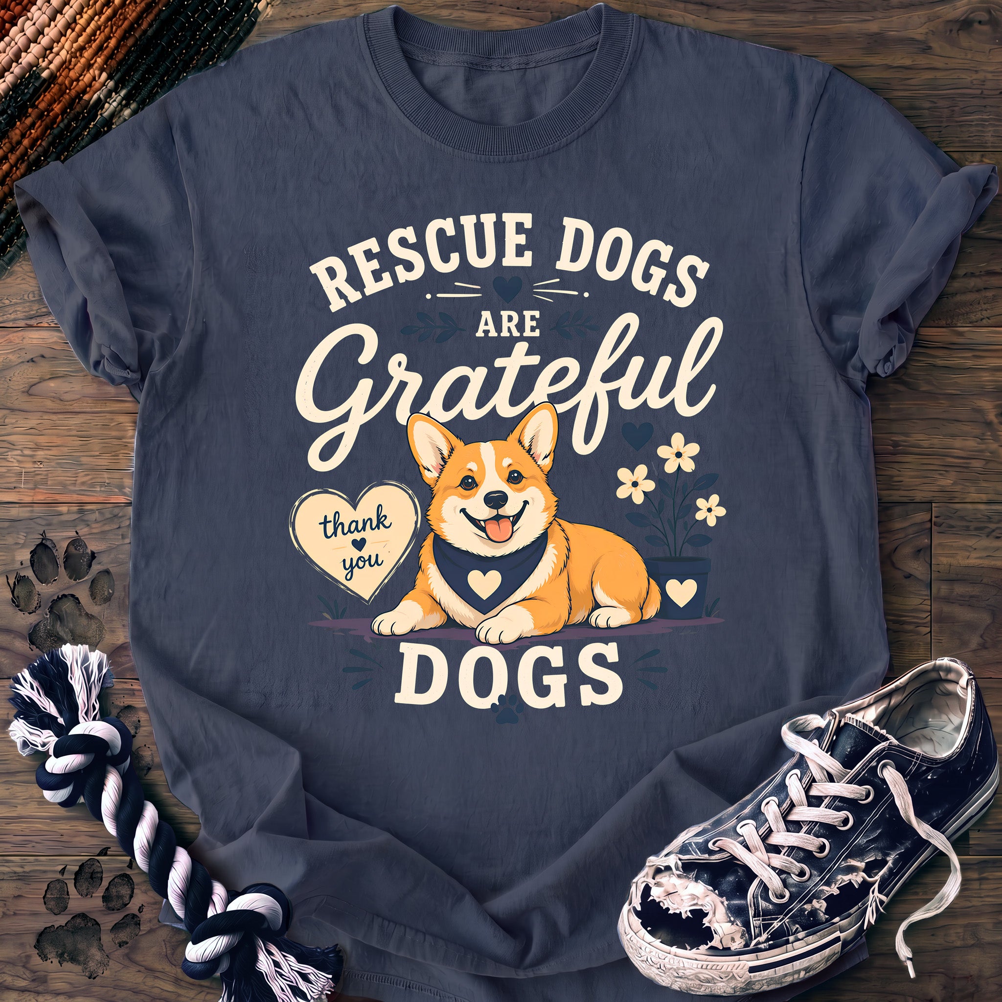 PAWSSION CLUB t-shirt in BlueJean color - SKU PC-0361