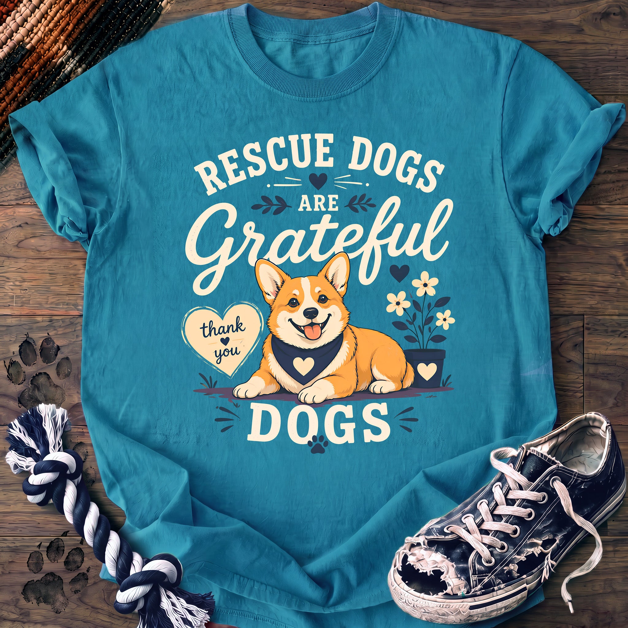 PAWSSION CLUB t-shirt in Sapphire color - SKU PC-0361