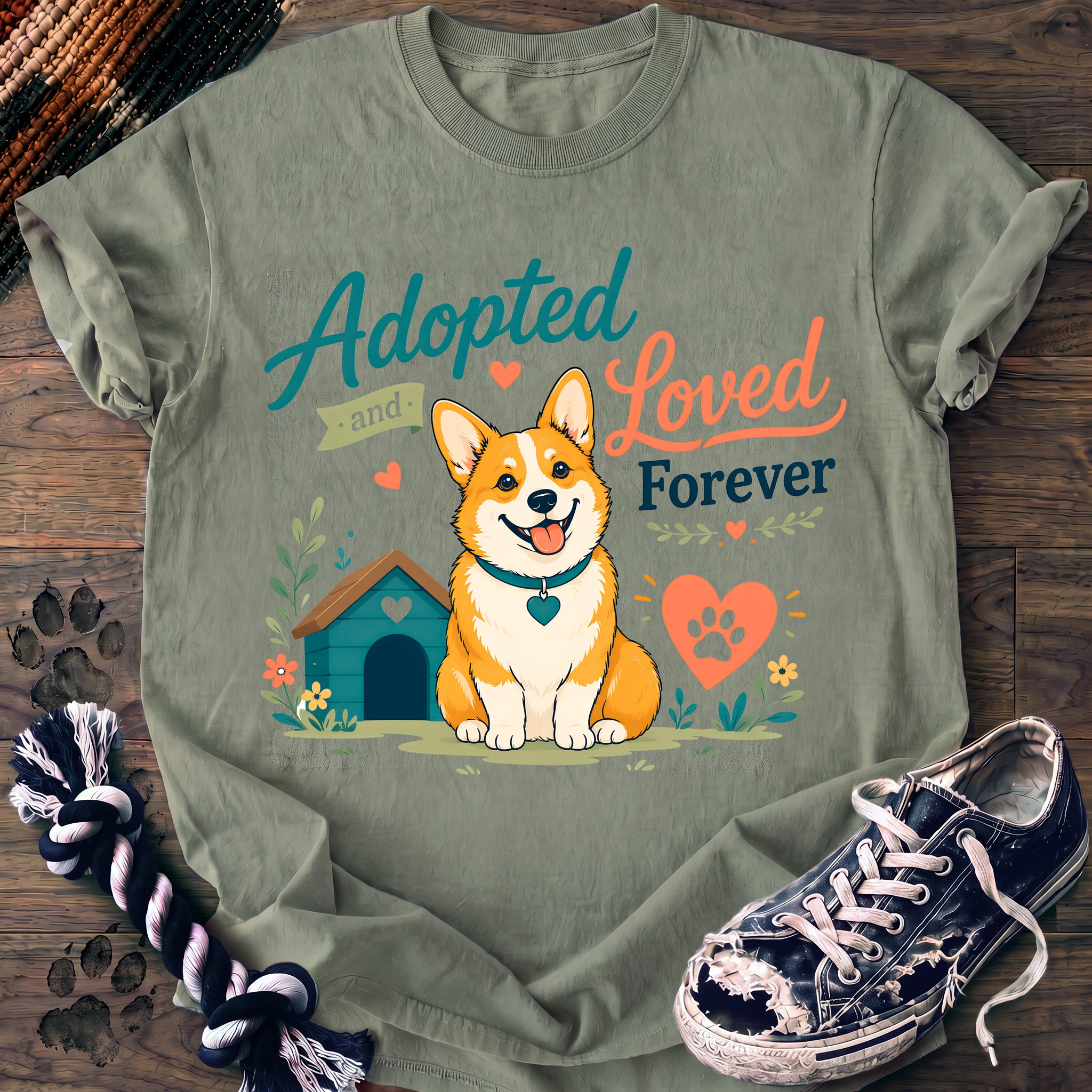PAWSSION CLUB t-shirt in Bay color - SKU PC-0362