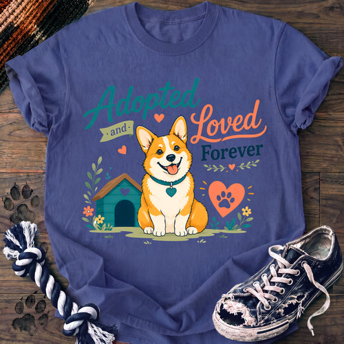 PAWSSION CLUB t-shirt in FloBlue color - SKU PC-0362