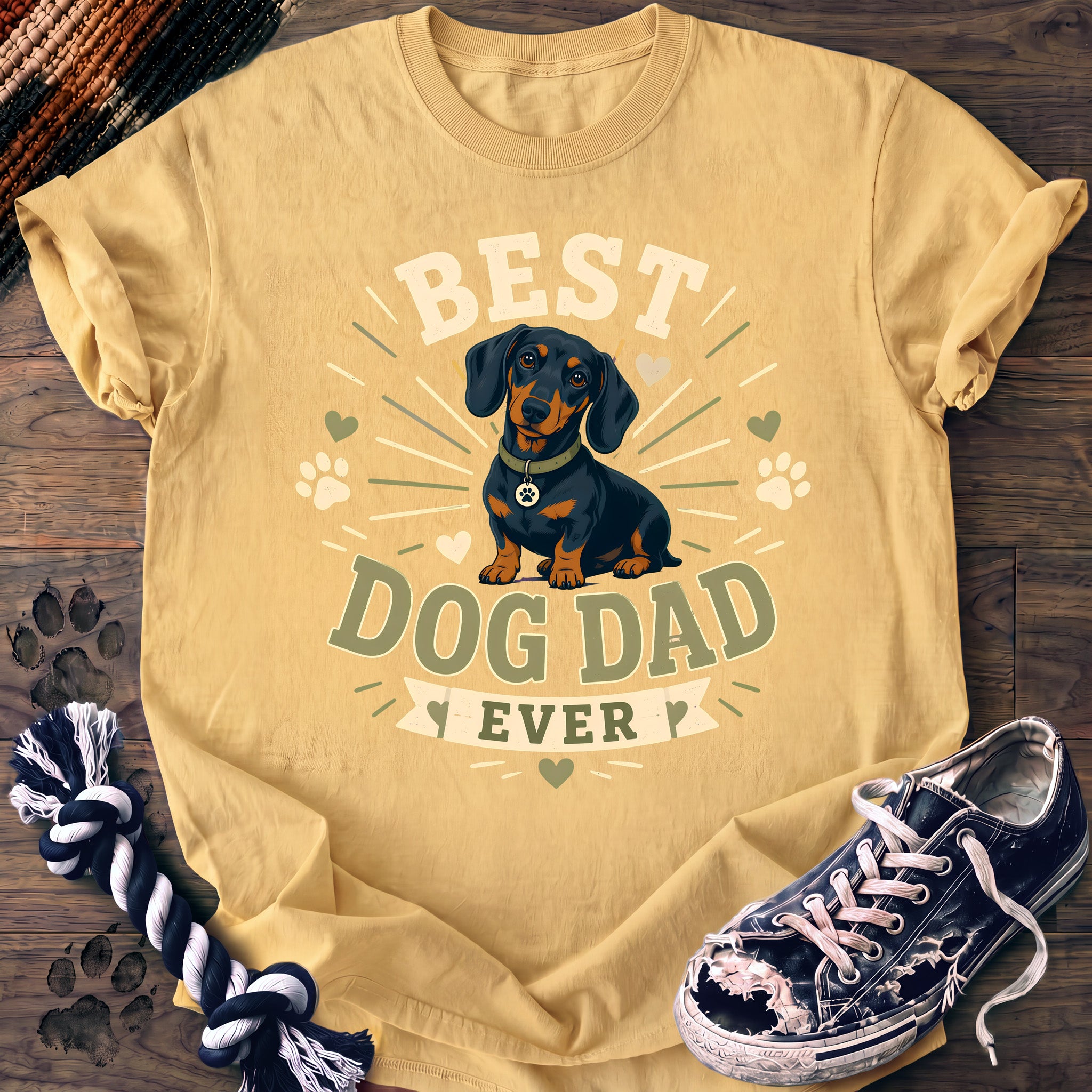 PAWSSION CLUB t-shirt in Butter color - SKU PC-0364