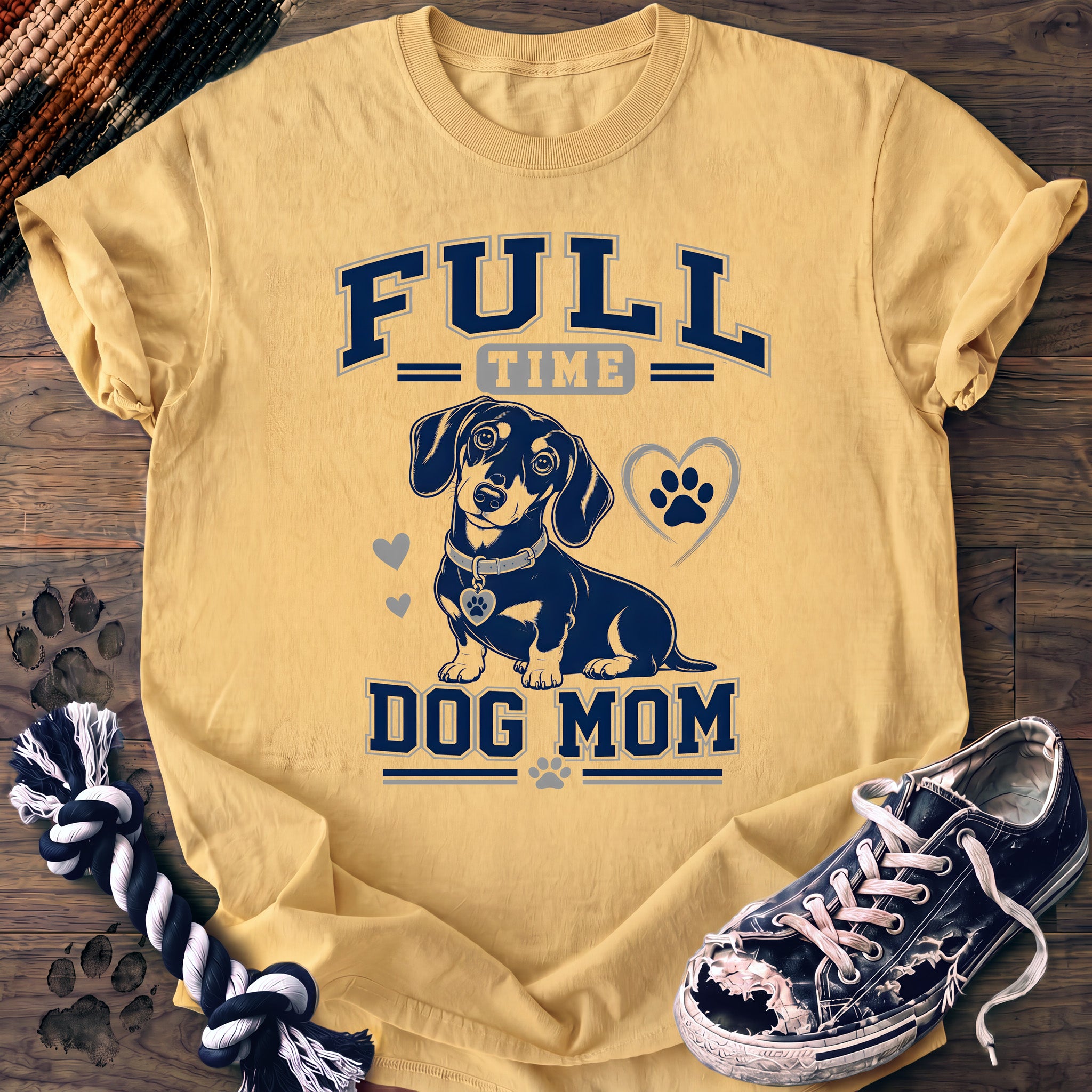 PAWSSION CLUB t-shirt in Butter color - SKU PC-0365