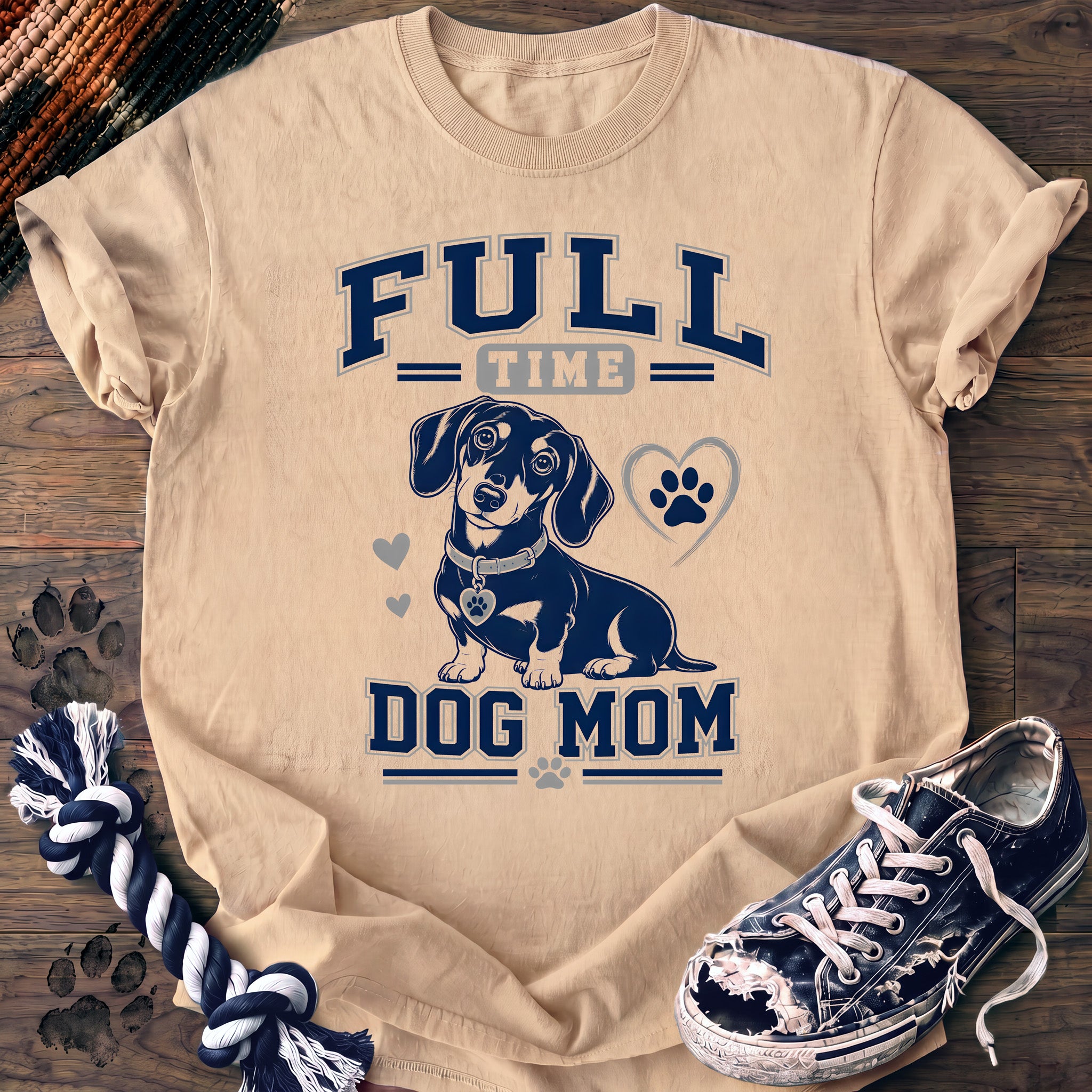 PAWSSION CLUB t-shirt in Ivory color - SKU PC-0365