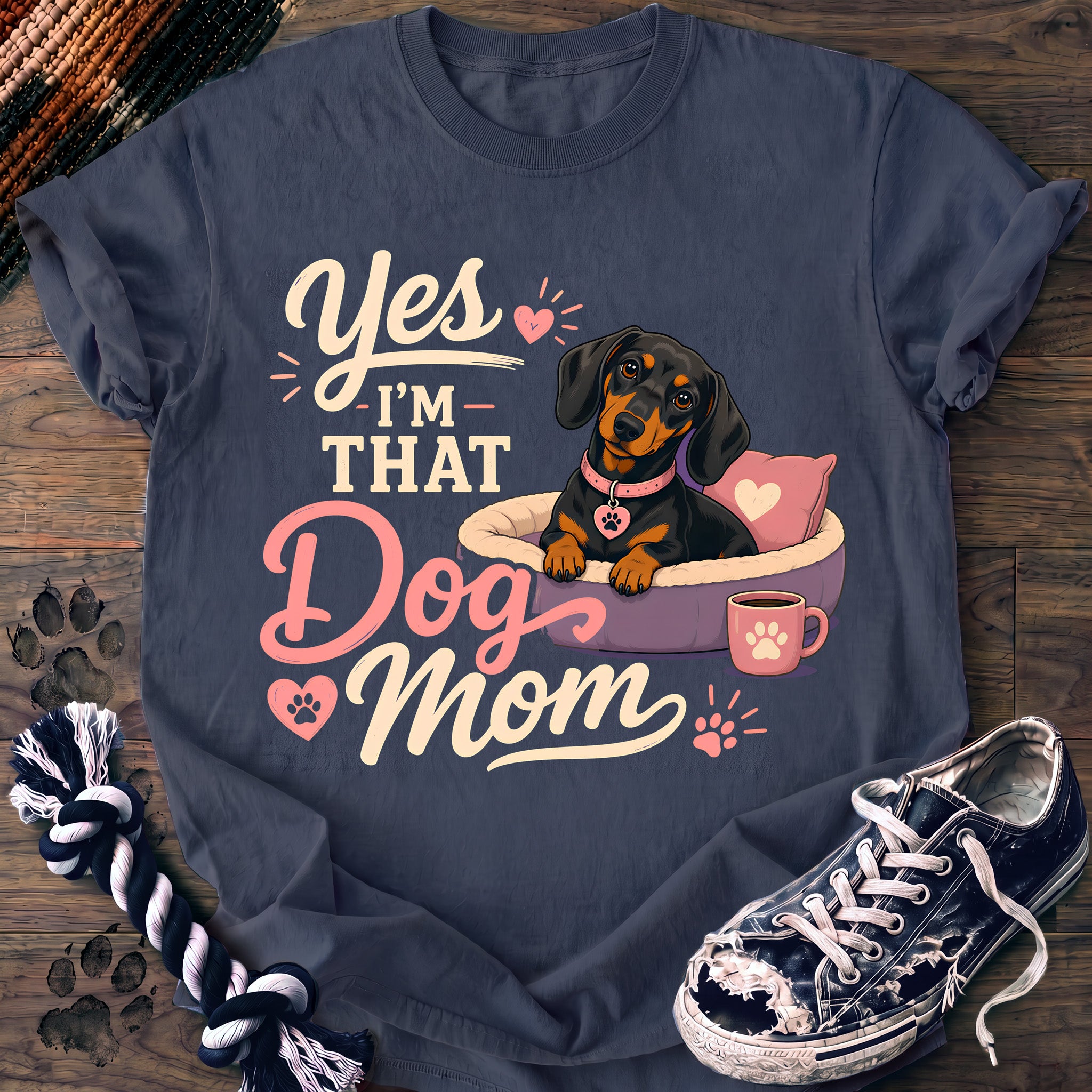 PAWSSION CLUB t-shirt in BlueJean color - SKU PC-0366