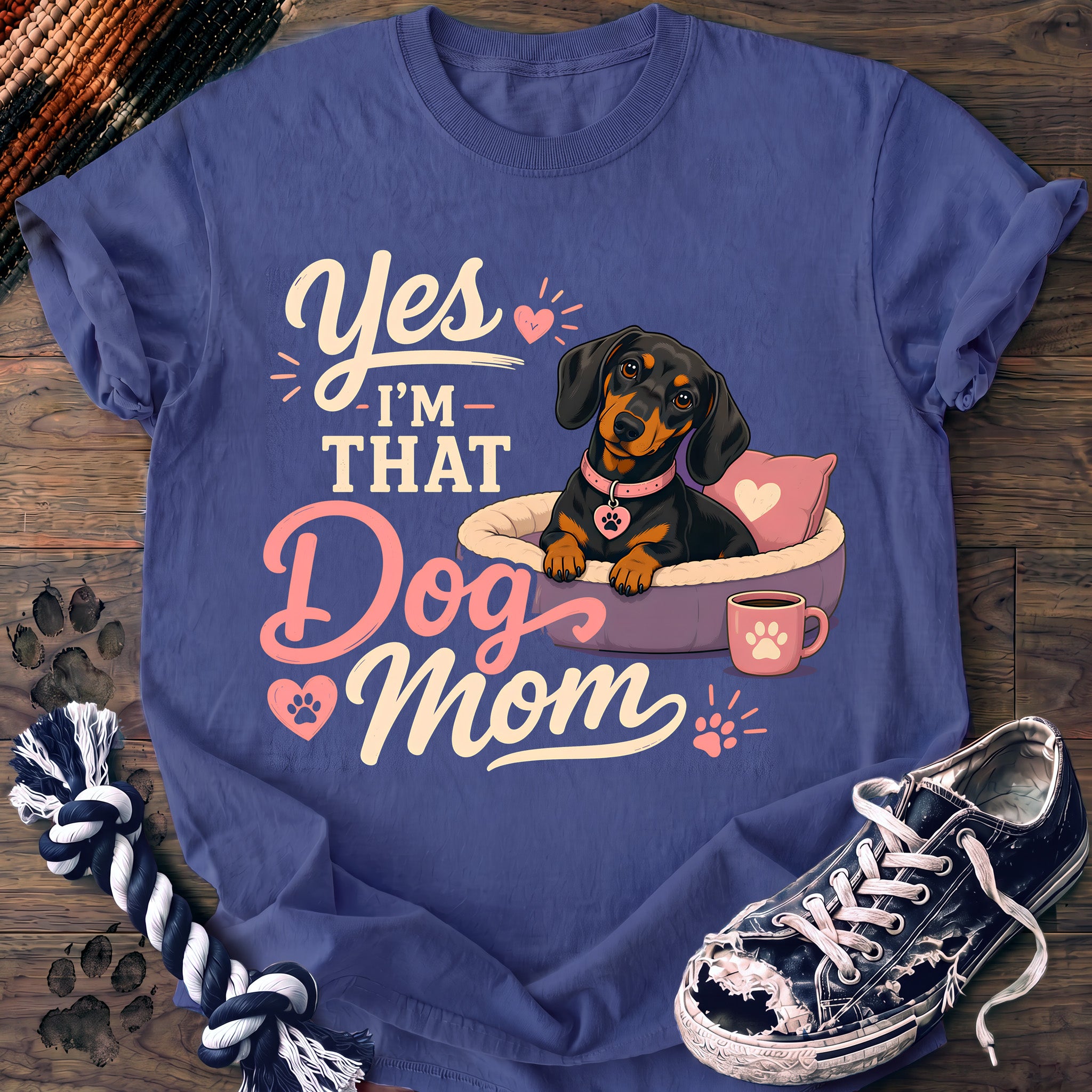 PAWSSION CLUB t-shirt in FloBlue color - SKU PC-0366