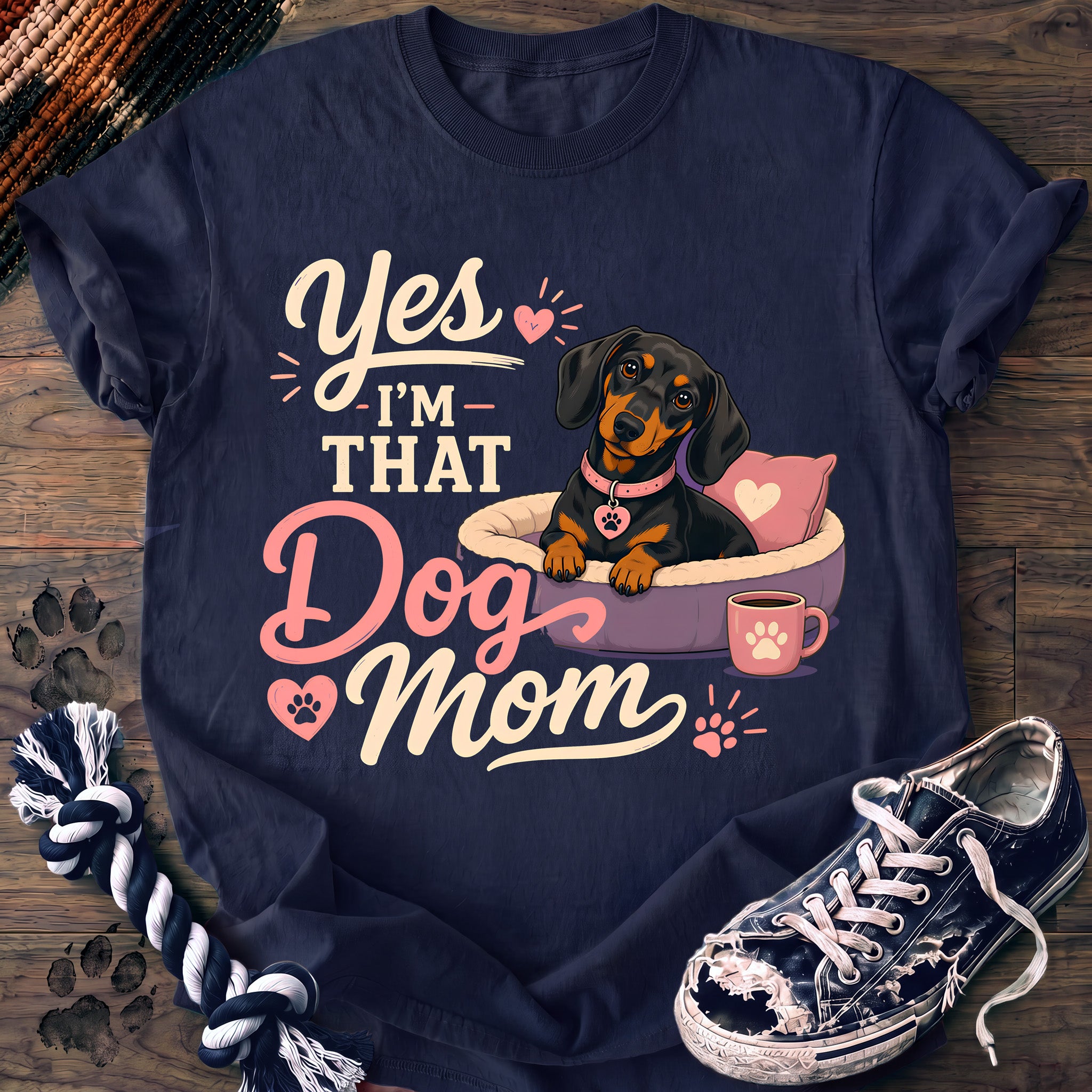 PAWSSION CLUB t-shirt in Navy color - SKU PC-0366