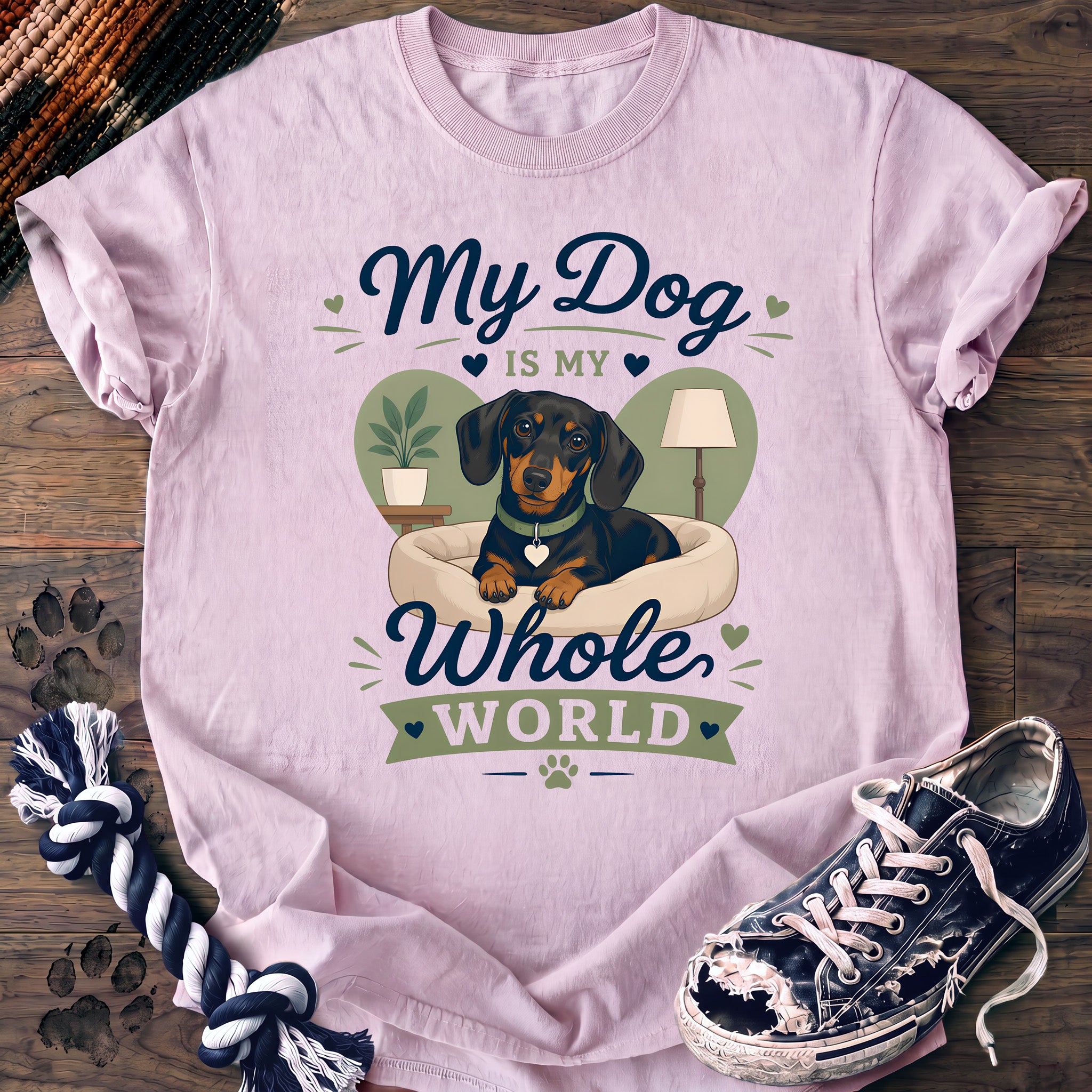 PAWSSION CLUB t-shirt in Blossom color - SKU PC-0367