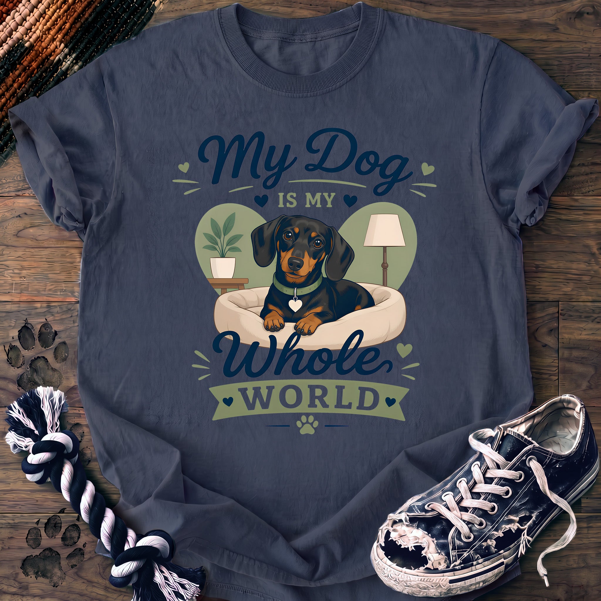 PAWSSION CLUB t-shirt in BlueJean color - SKU PC-0367