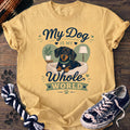 PAWSSION CLUB t-shirt in Butter color - SKU PC-0367