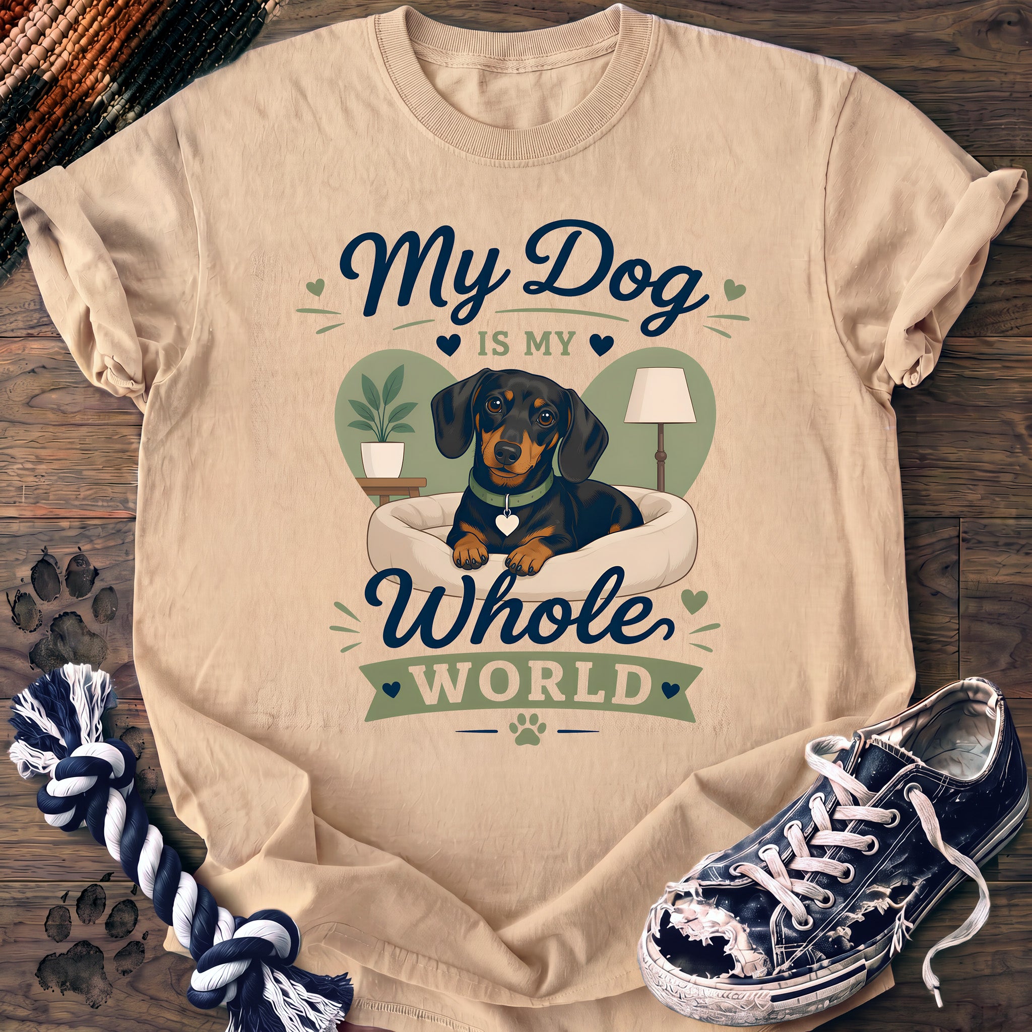PAWSSION CLUB t-shirt in Ivory color - SKU PC-0367
