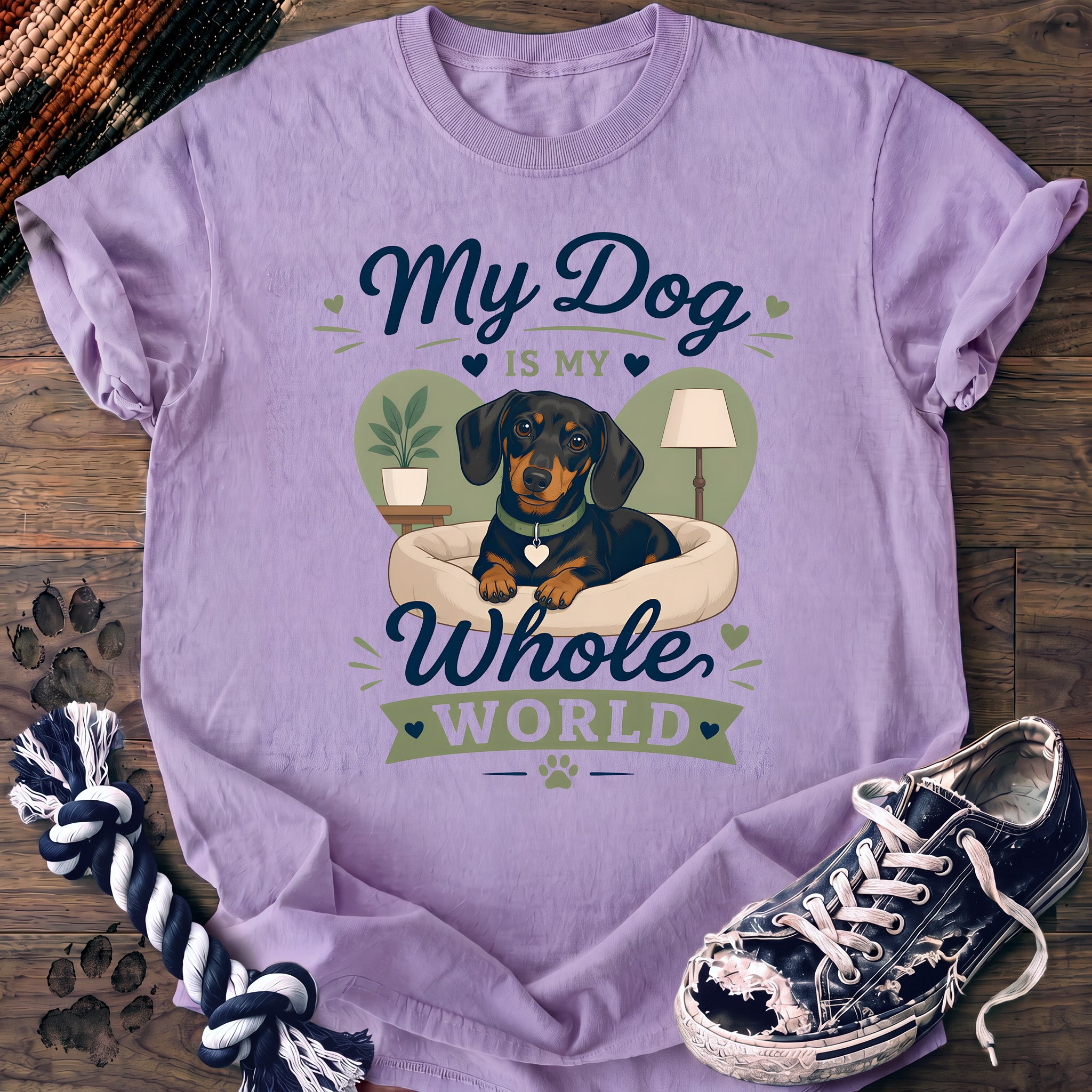 PAWSSION CLUB t-shirt in Orchid color - SKU PC-0367