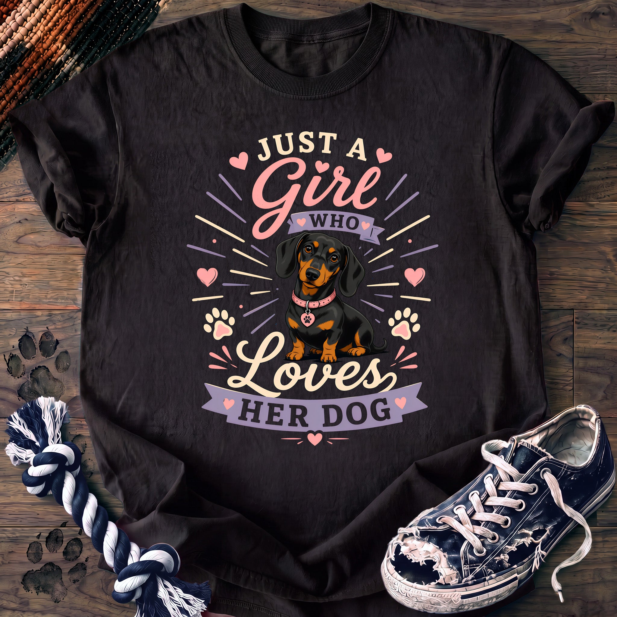 PAWSSION CLUB t-shirt in Black color - SKU PC-0368